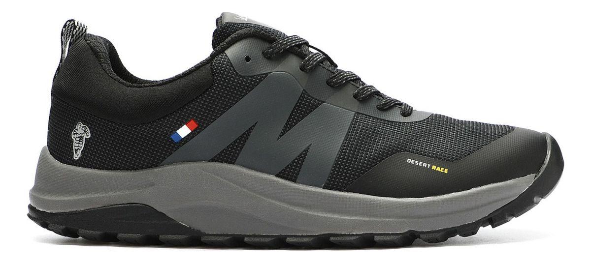 Zapatillas Trail Running Hombre Negro Gris Michelin Dr40-0