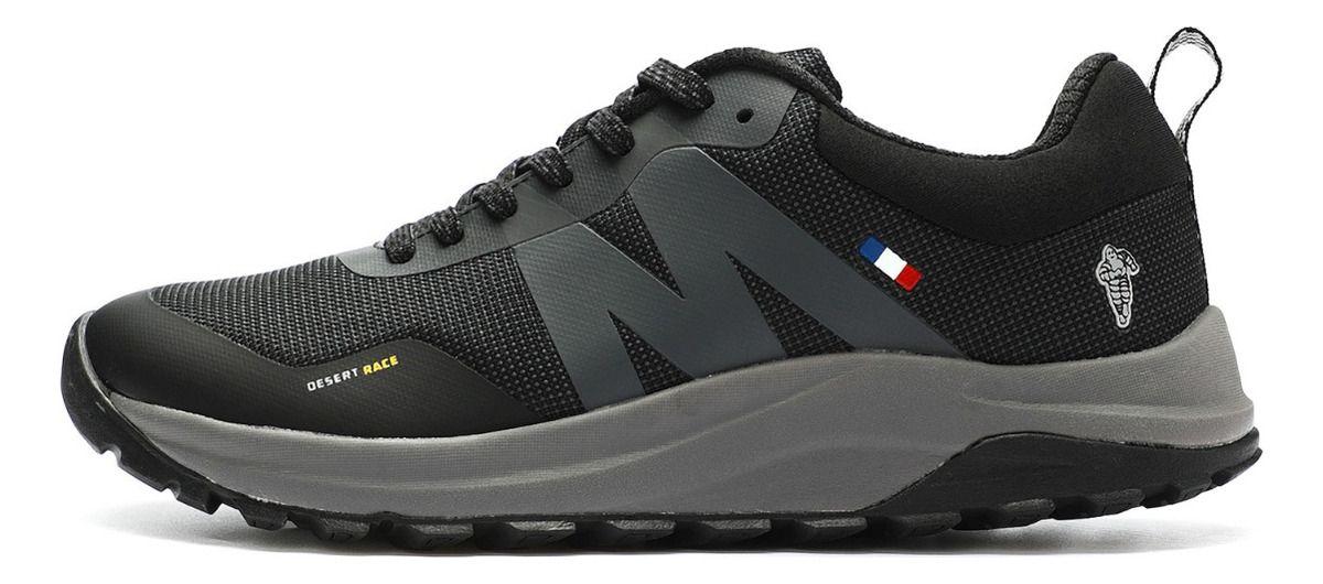 Zapatillas Trail Running Hombre Negro Gris Michelin Dr40-2