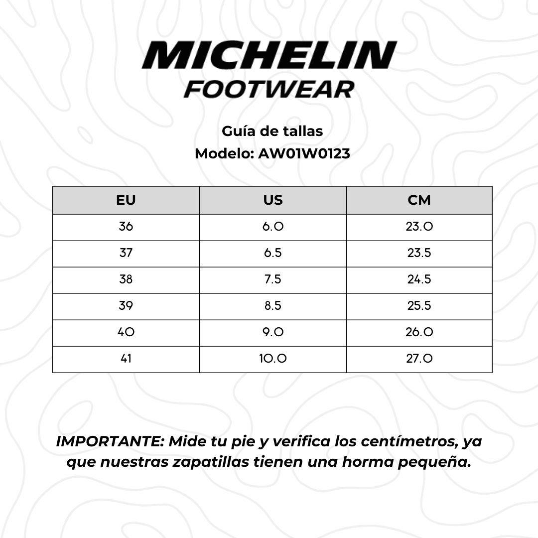 Zapatilla Trail Running  Mujer Morado Gris Michelin Aw01-6