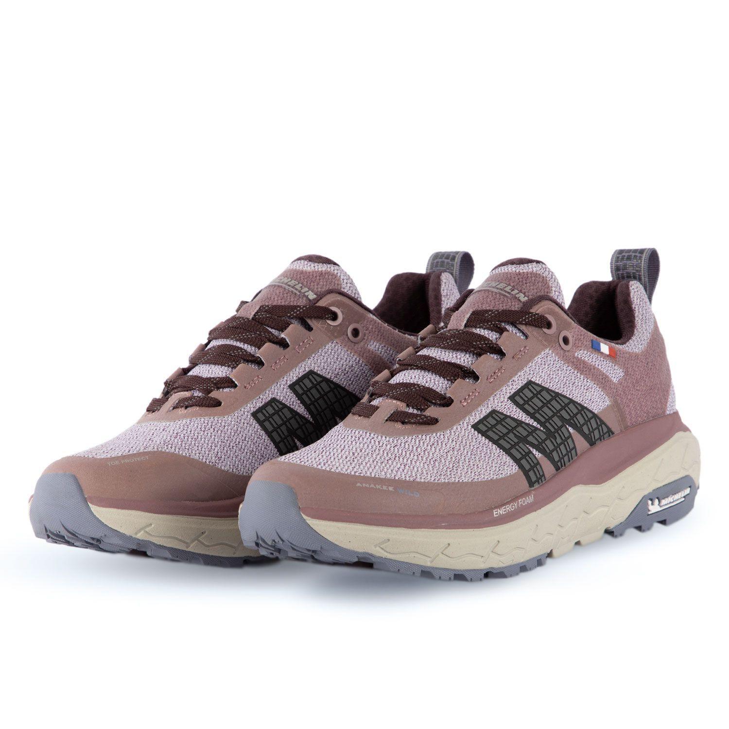 Zapatillas Deportivas Trail Mujer Morado Gris Michelin Aw01-4
