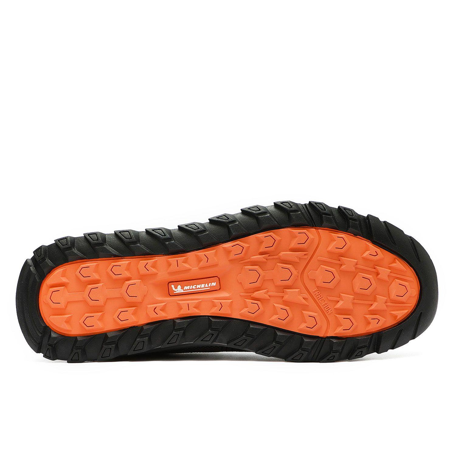 Zapatilla Hiking Senderismo Hombre Khaki Negro Michelin Dr36-2