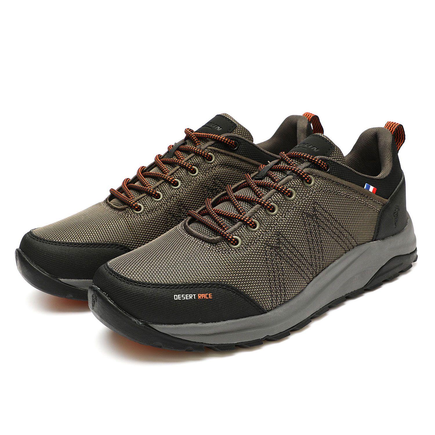Zapatilla Hiking Senderismo Hombre Khaki Negro Michelin Dr36-4