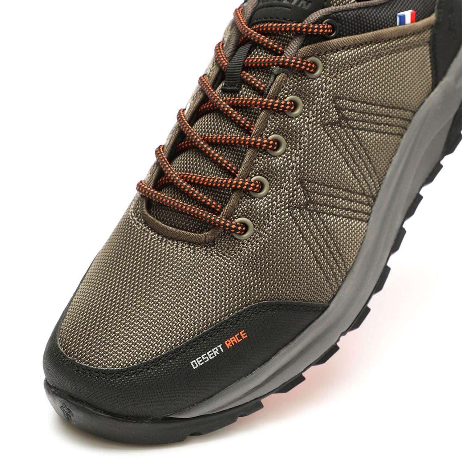 Zapatilla Hiking Senderismo Hombre Khaki Negro Michelin Dr36-5