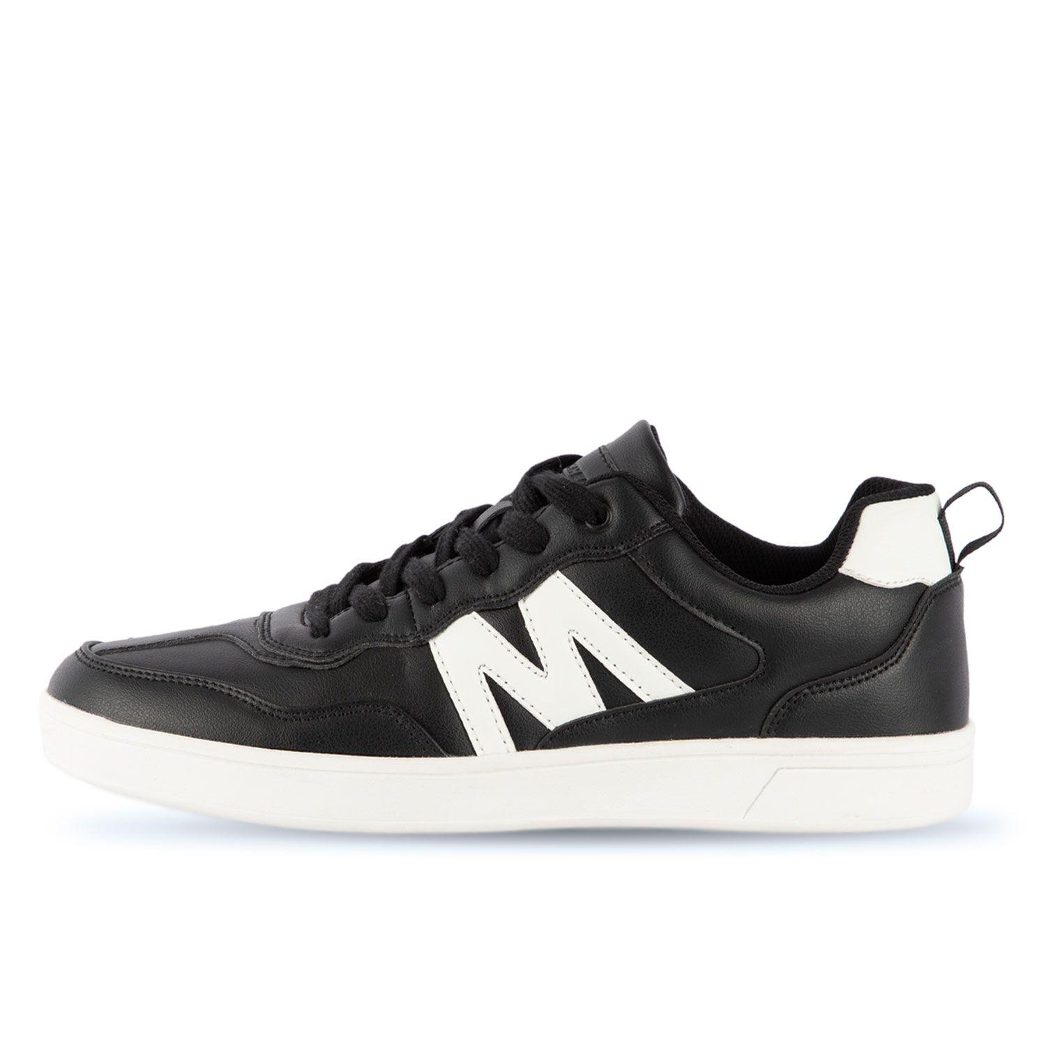 Zapatilla Urbana Hombre Color Negra Y Blanco Michelin Ps19-2