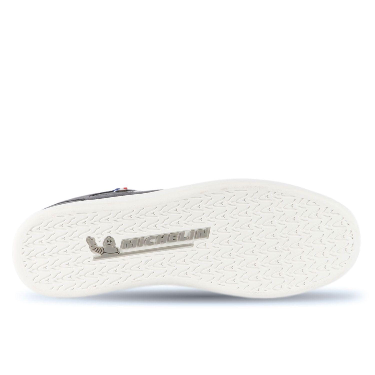 Zapatilla Casual Urbana Hombre Negro Blanco Michelin Ps19-2