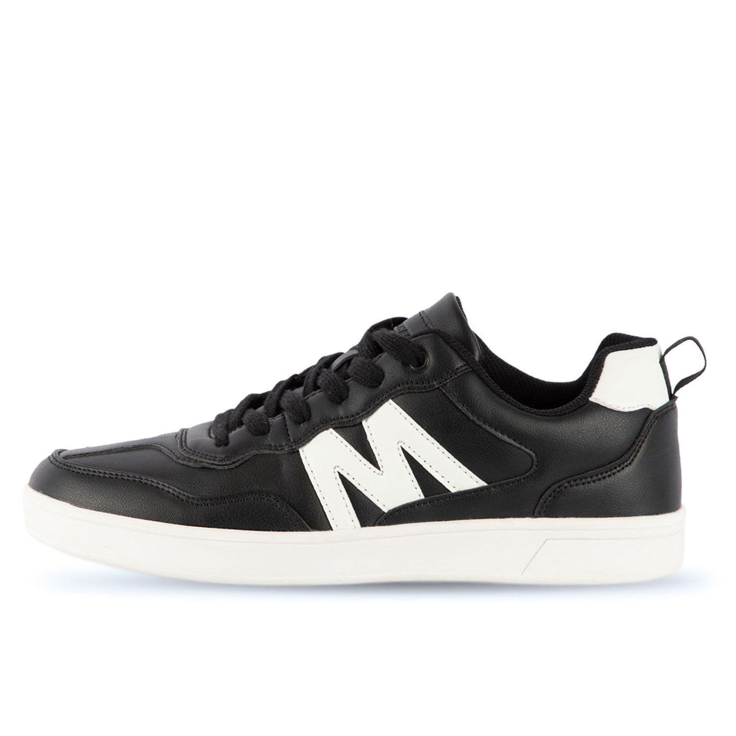 Zapatilla Casual Urbana Hombre Negro Blanco Michelin Ps19-3