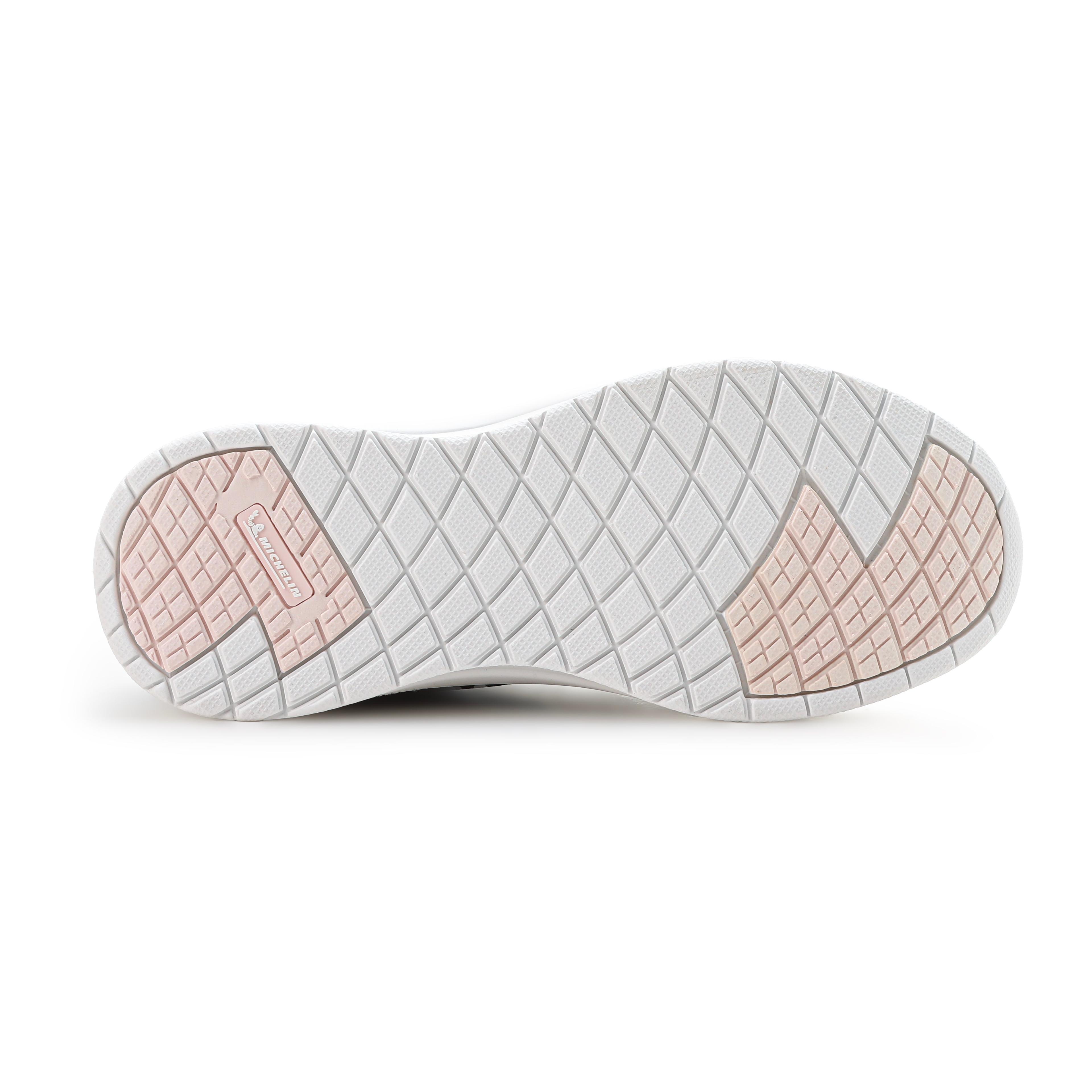 Zapatilla Deportiva Confort Mujer Negro Rosado Michelin Cr19-1