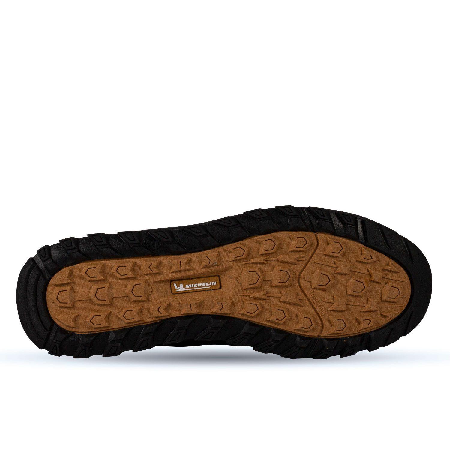Botín Zapatilla Impermeable Hombre Negro Café Michelin Dr05-2