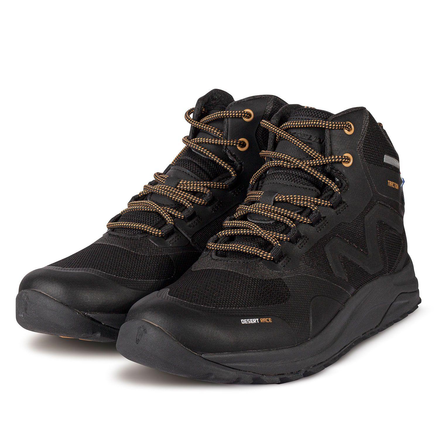 Botín Zapatilla Impermeable Hombre Negro Café Michelin Dr05-4