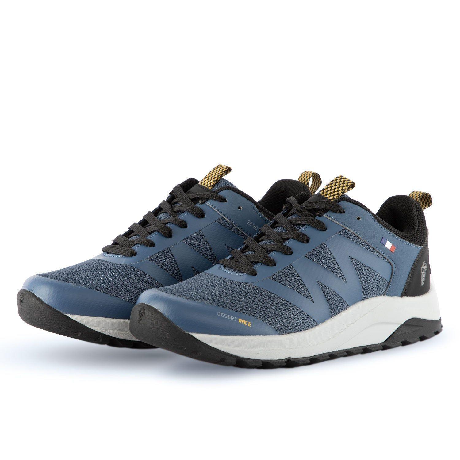 Zapatilla Trail Running Mujer Azul Amarillo Michelin Footwear Dr15-3