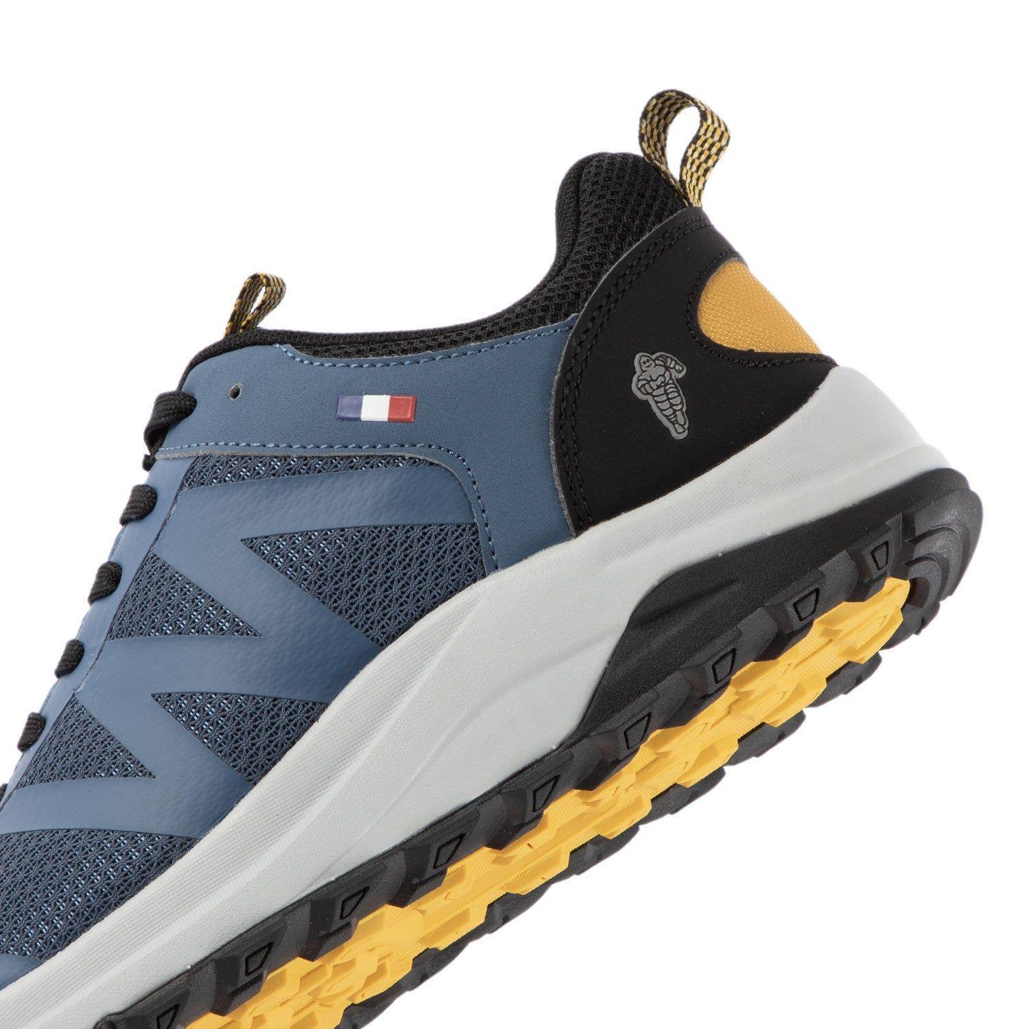 Zapatilla Trail Running Mujer Azul Amarillo Michelin Footwear Dr15-5