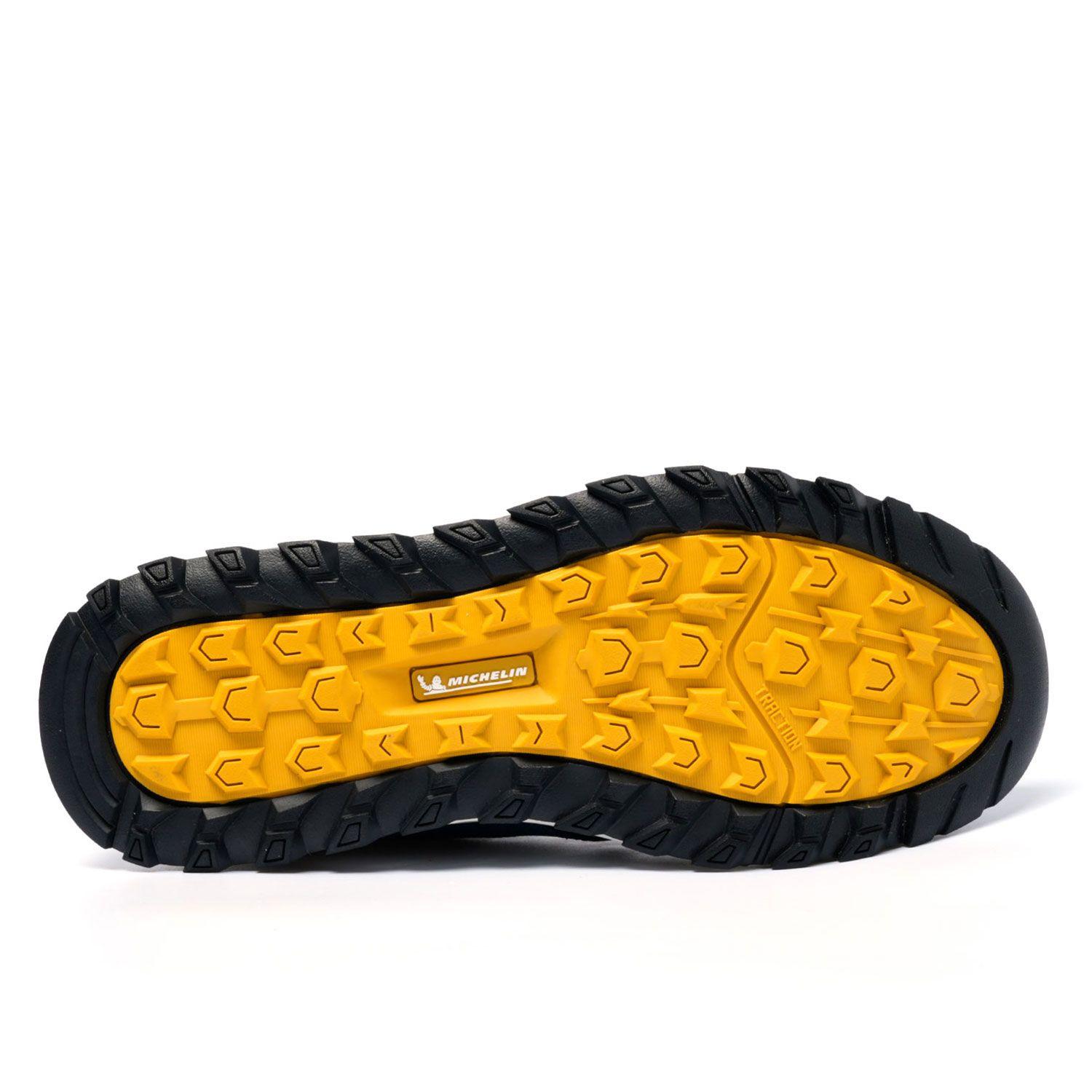 Botín Outdoor Impermeable Mujer Azul Negro Michelin Dr05-2