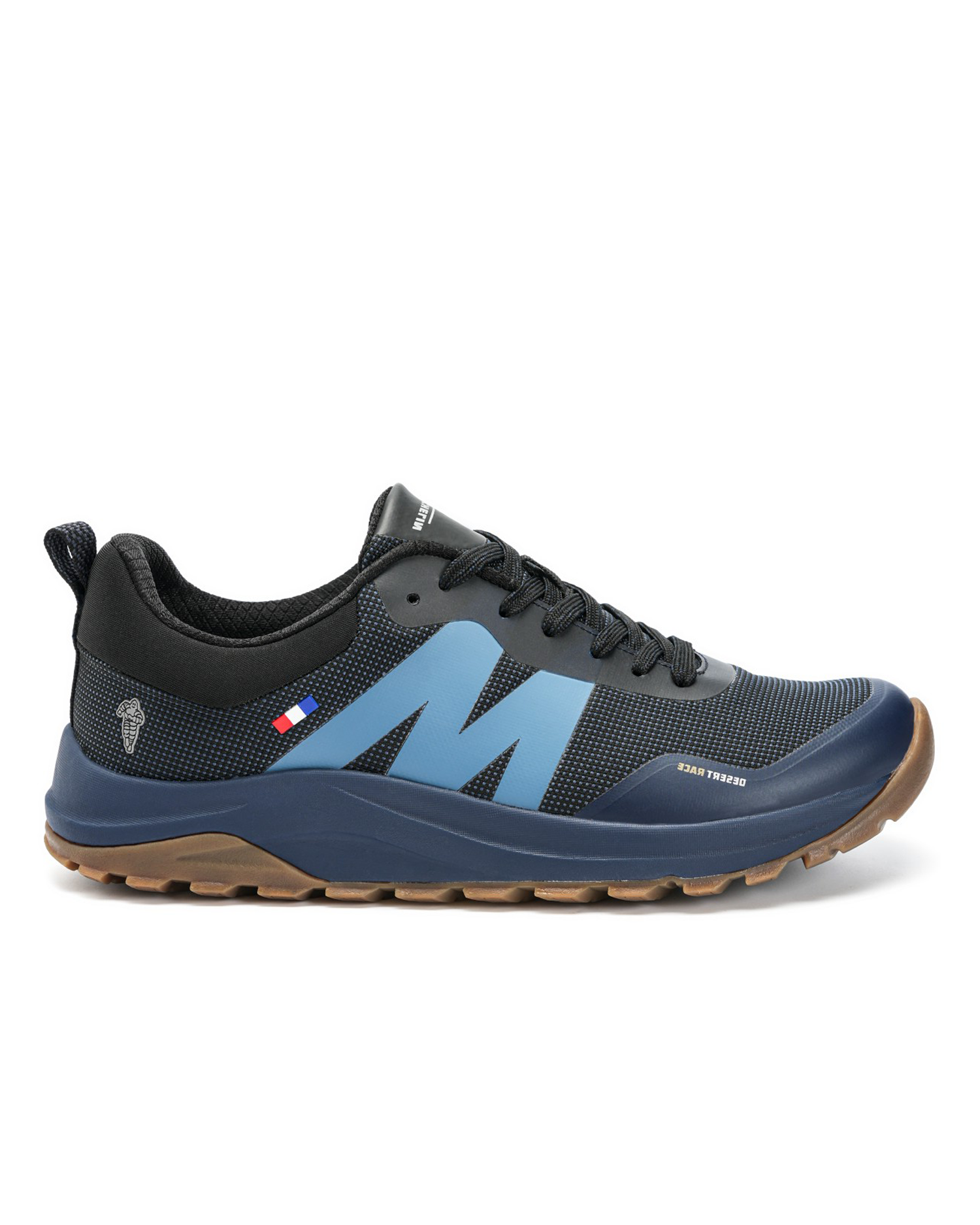 Zapatilla Trail Running Hombre Color Azul Oscuro y Negro Michelin DR40-0