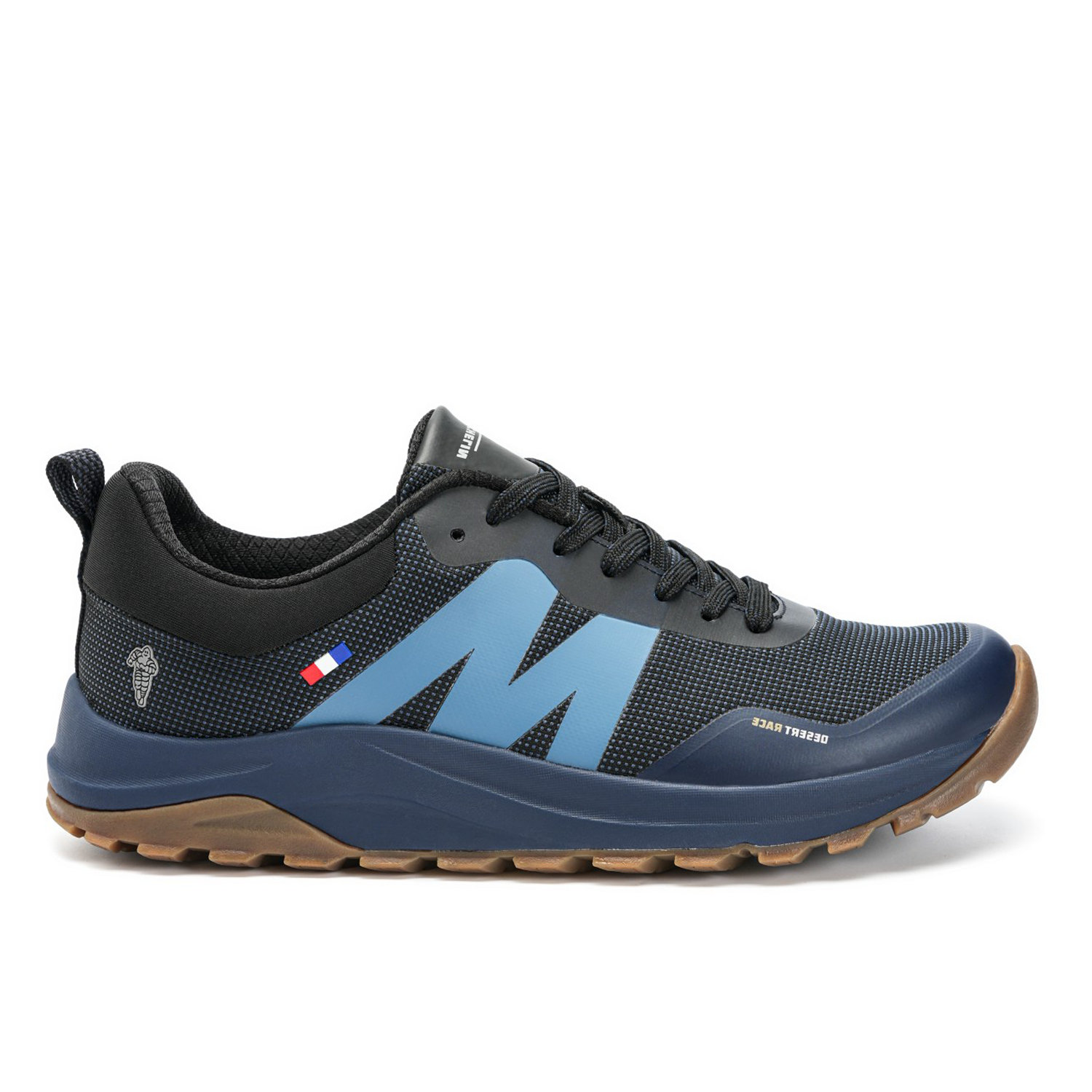 Zapatilla Trail Running Hombre Color Azul Oscuro y Negro Michelin DR40-1
