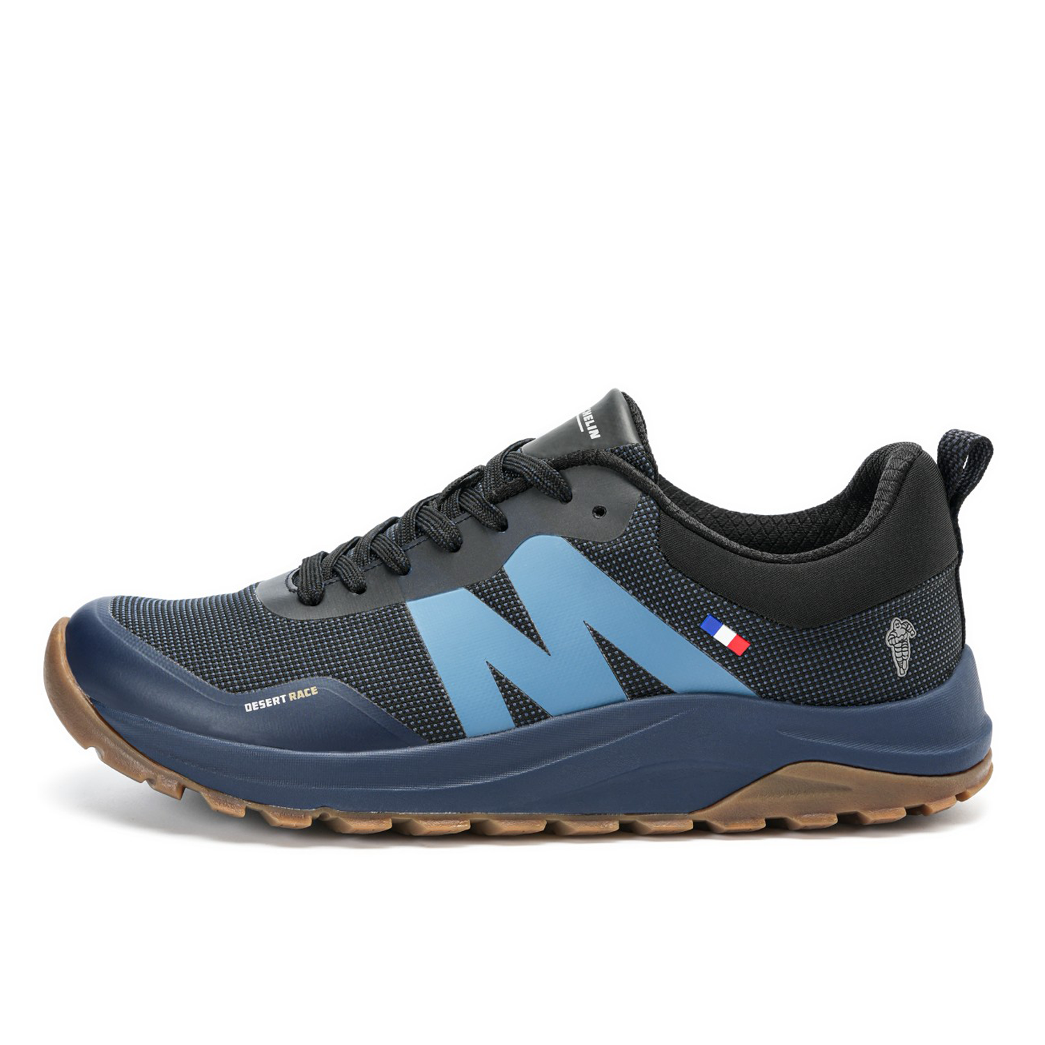 Zapatilla Trail Running Hombre Color Azul Oscuro y Negro Michelin DR40-3