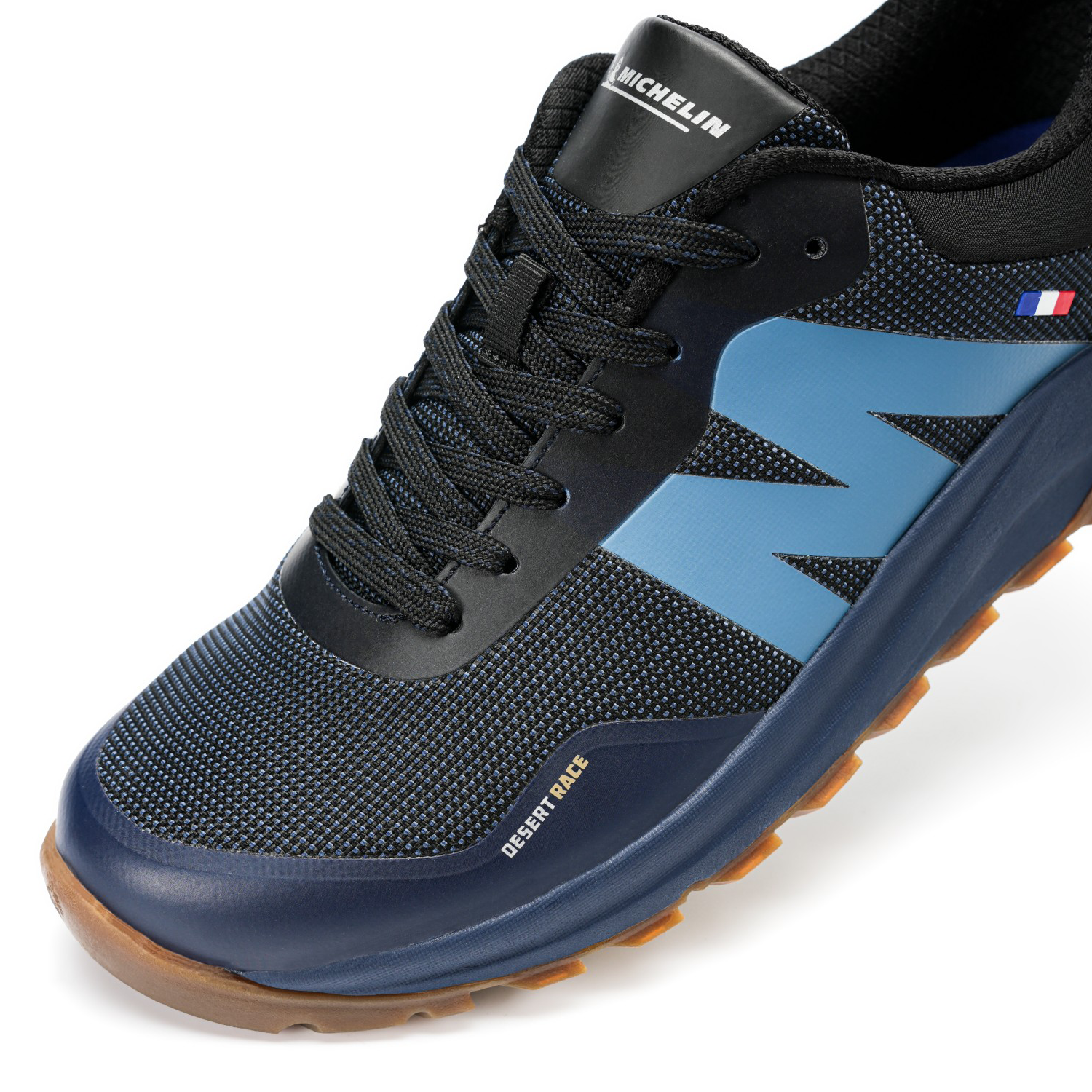 Zapatilla Trail Running Hombre Color Azul Oscuro y Negro Michelin DR40-5