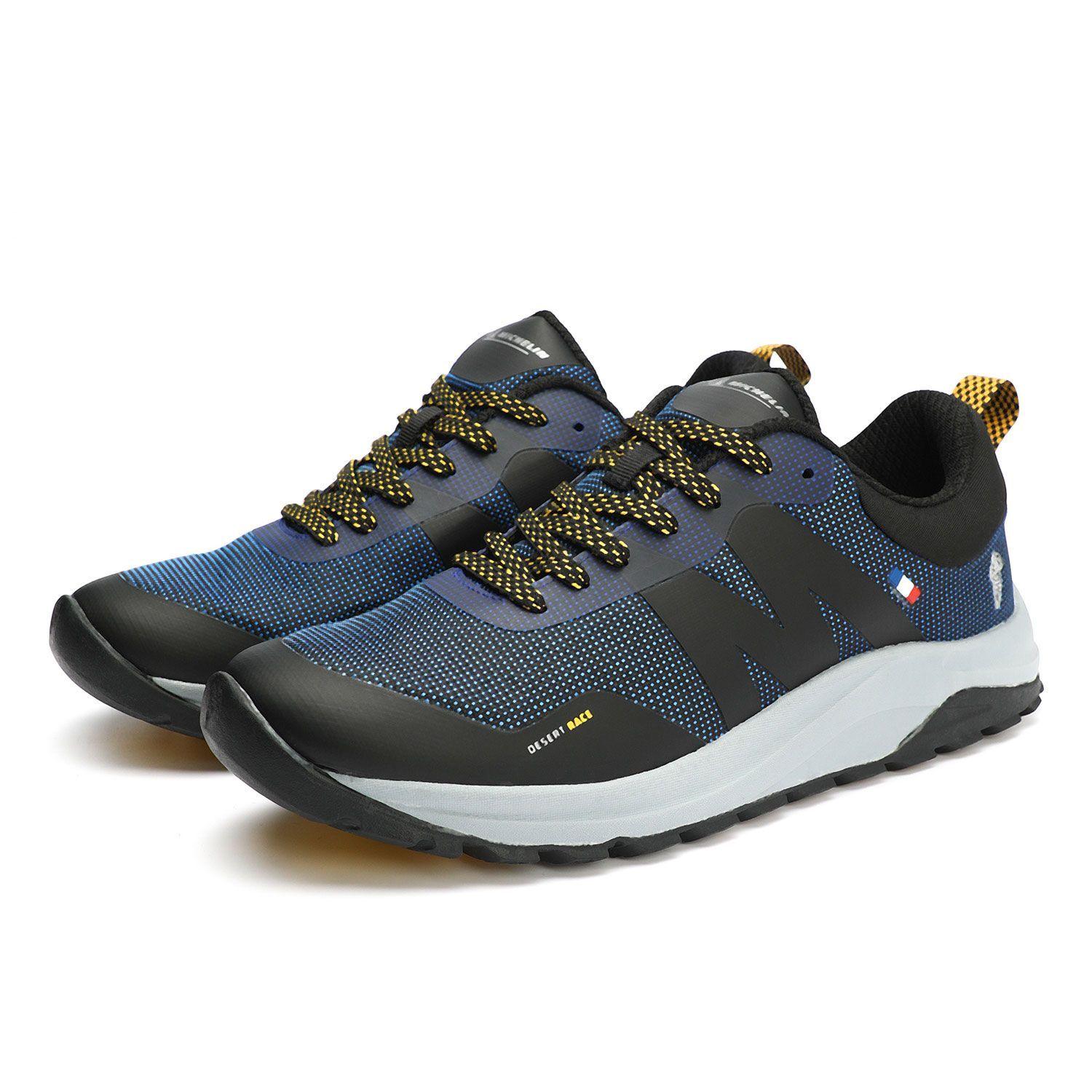 Zapatillas Deportivas Trail Hombre Negro Azul Michelin Dr40-4