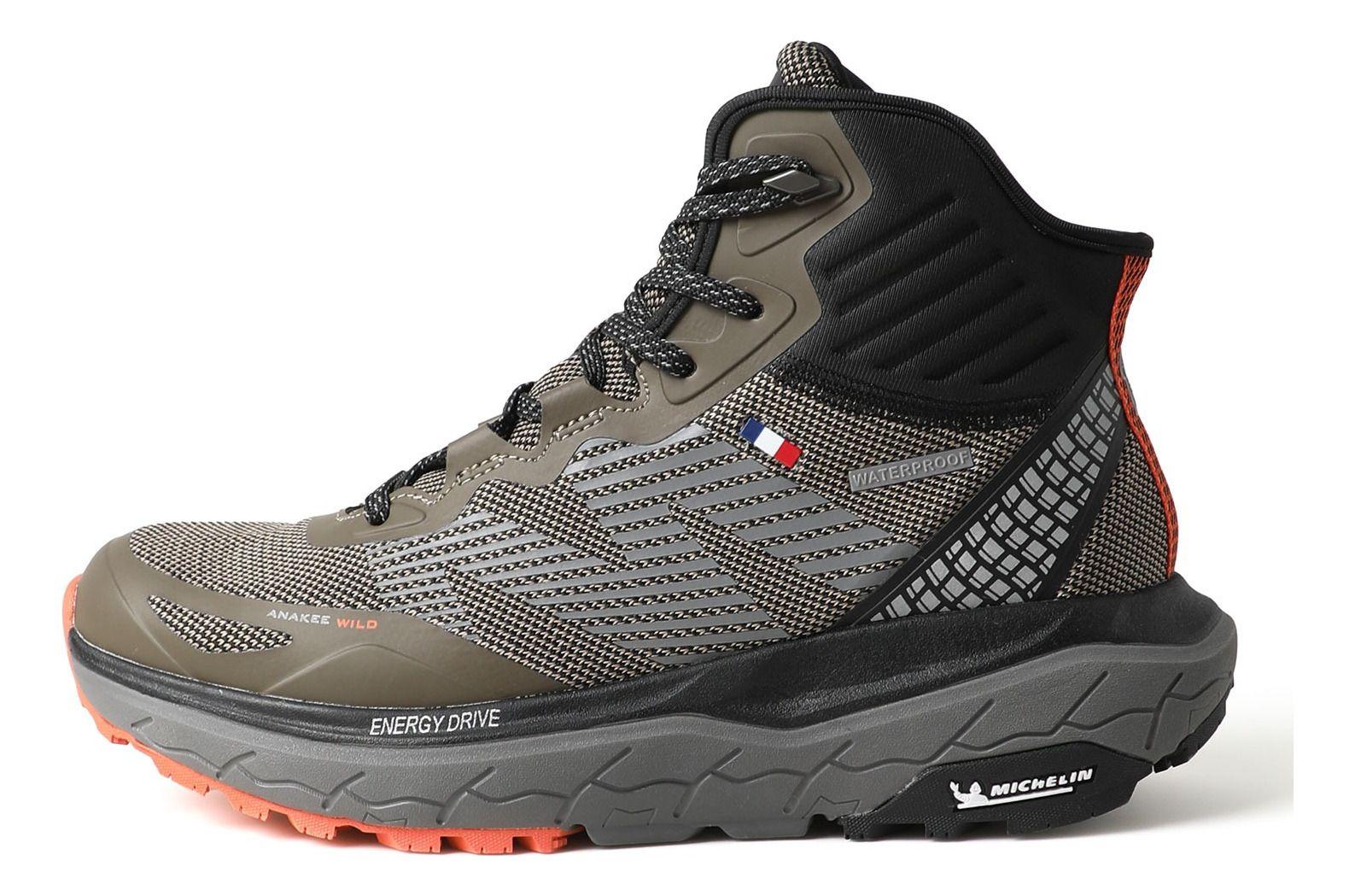 Botín Impermeable Caña Alta Hombre Caqui Michelin Aw06-7