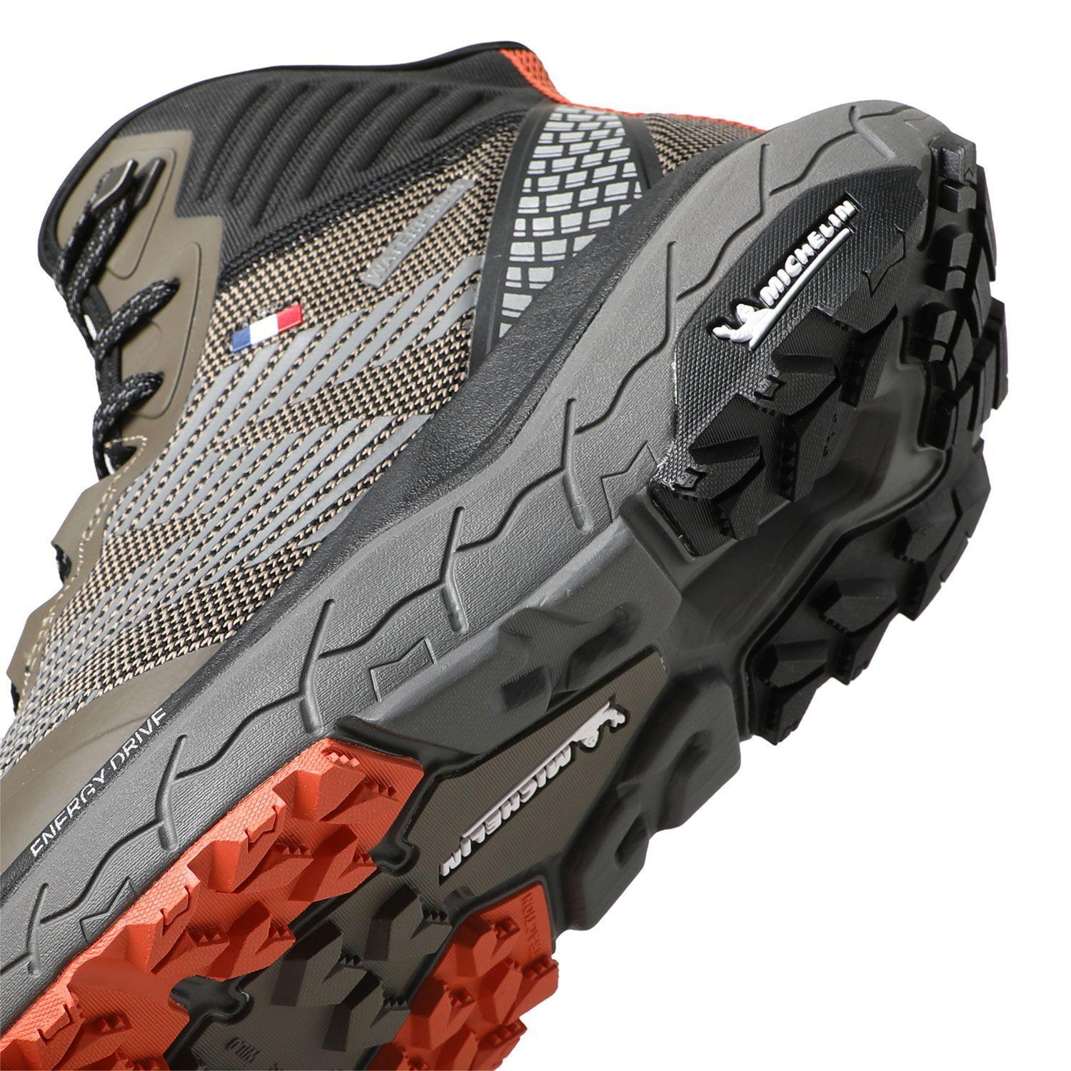 Botín Zapatilla Impermeable Hombre Caqui Michelin Aw06-6