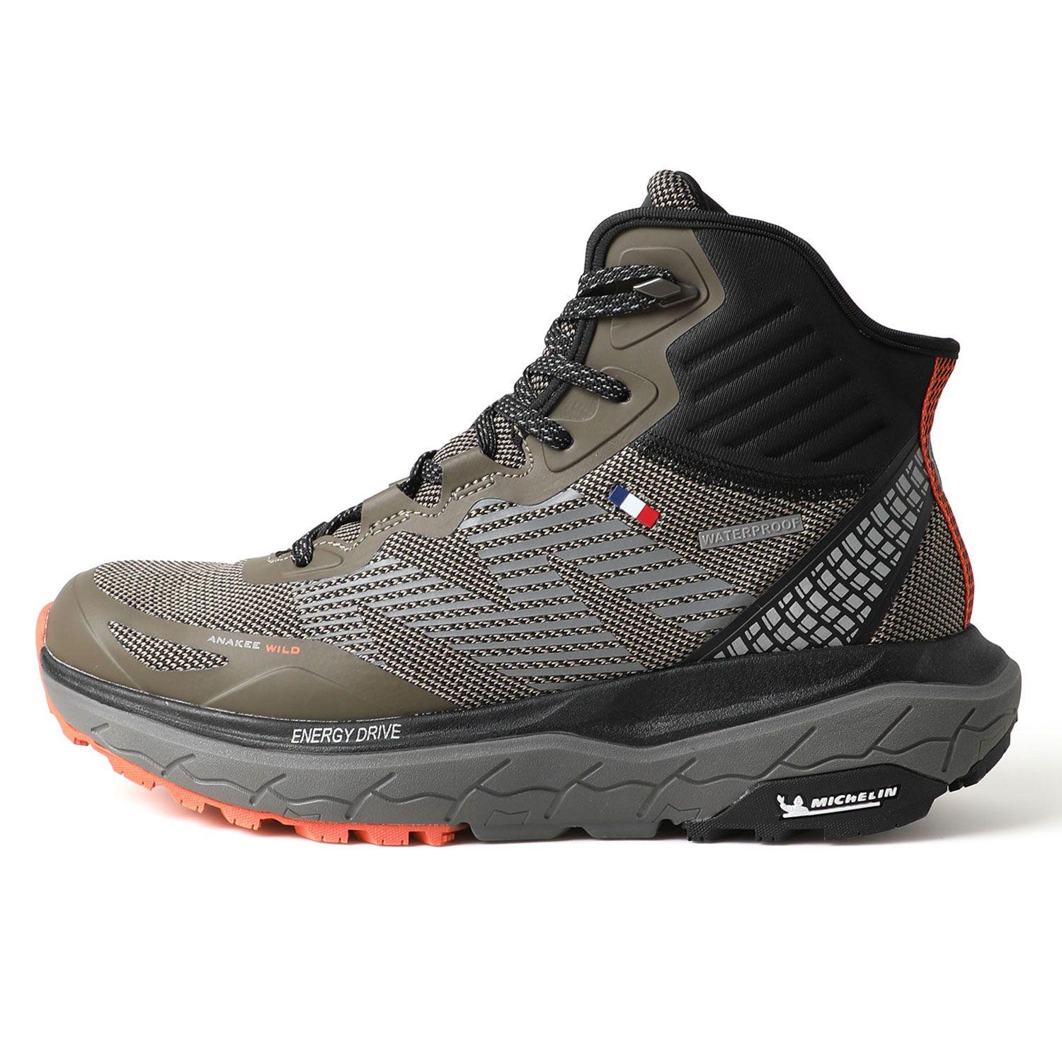 Botín Zapatilla Impermeable Hombre Caqui Michelin Aw06-3