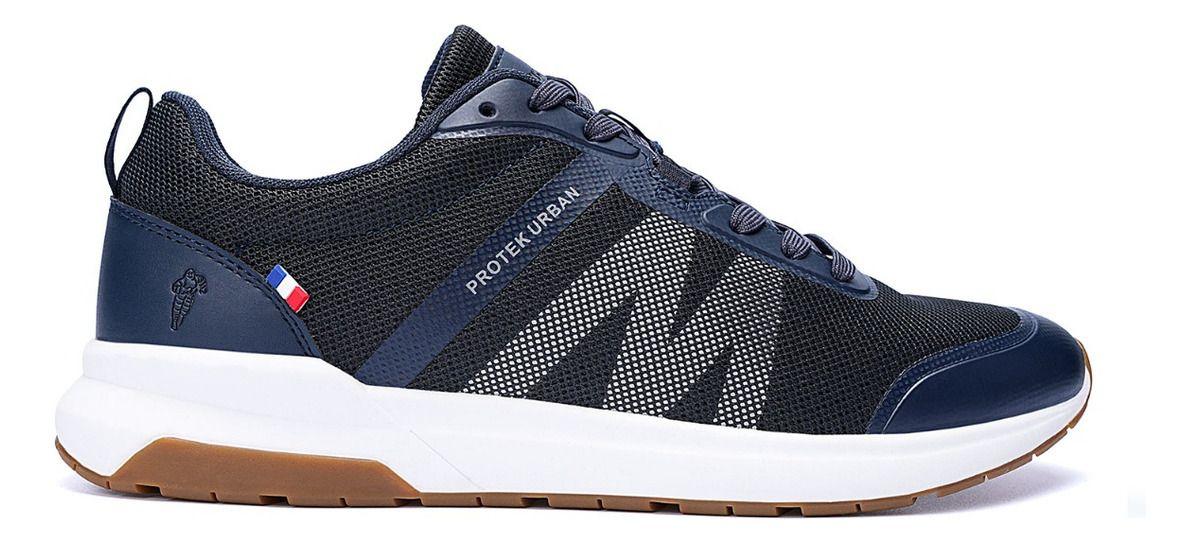 Zapatillas Urbanas Hombre Azul Y Gris Oscuro Michelin Pu15-0