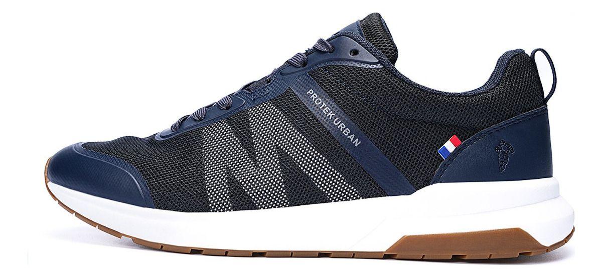 Zapatillas Urbanas Hombre Azul Y Gris Oscuro Michelin Pu15-2