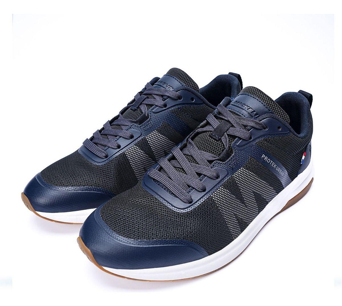 Zapatillas Urbanas Hombre Azul Y Gris Oscuro Michelin Pu15-3