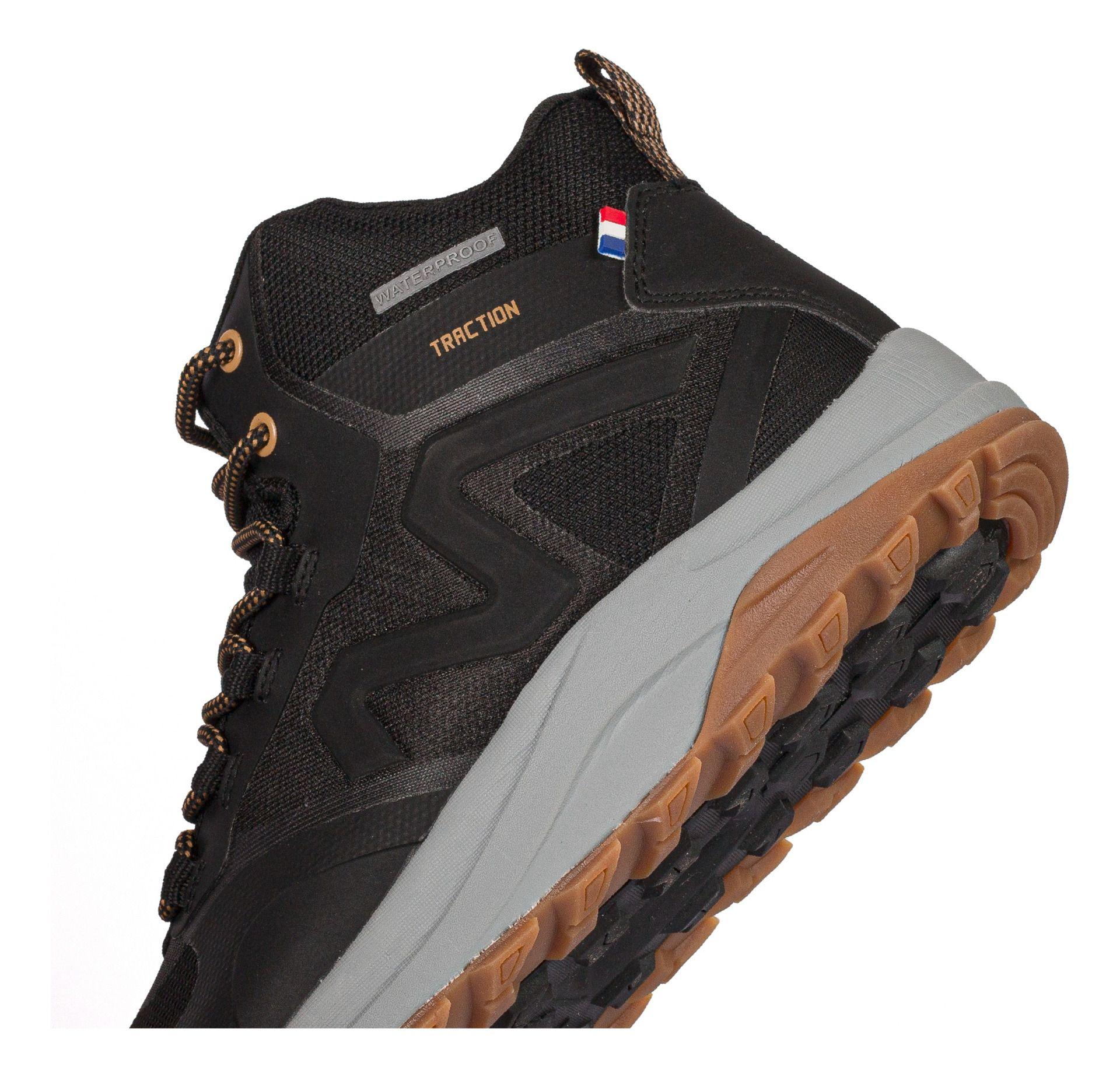 Botín Outdoor Impermeable Hombre Negro Café Michelin Dr05-4