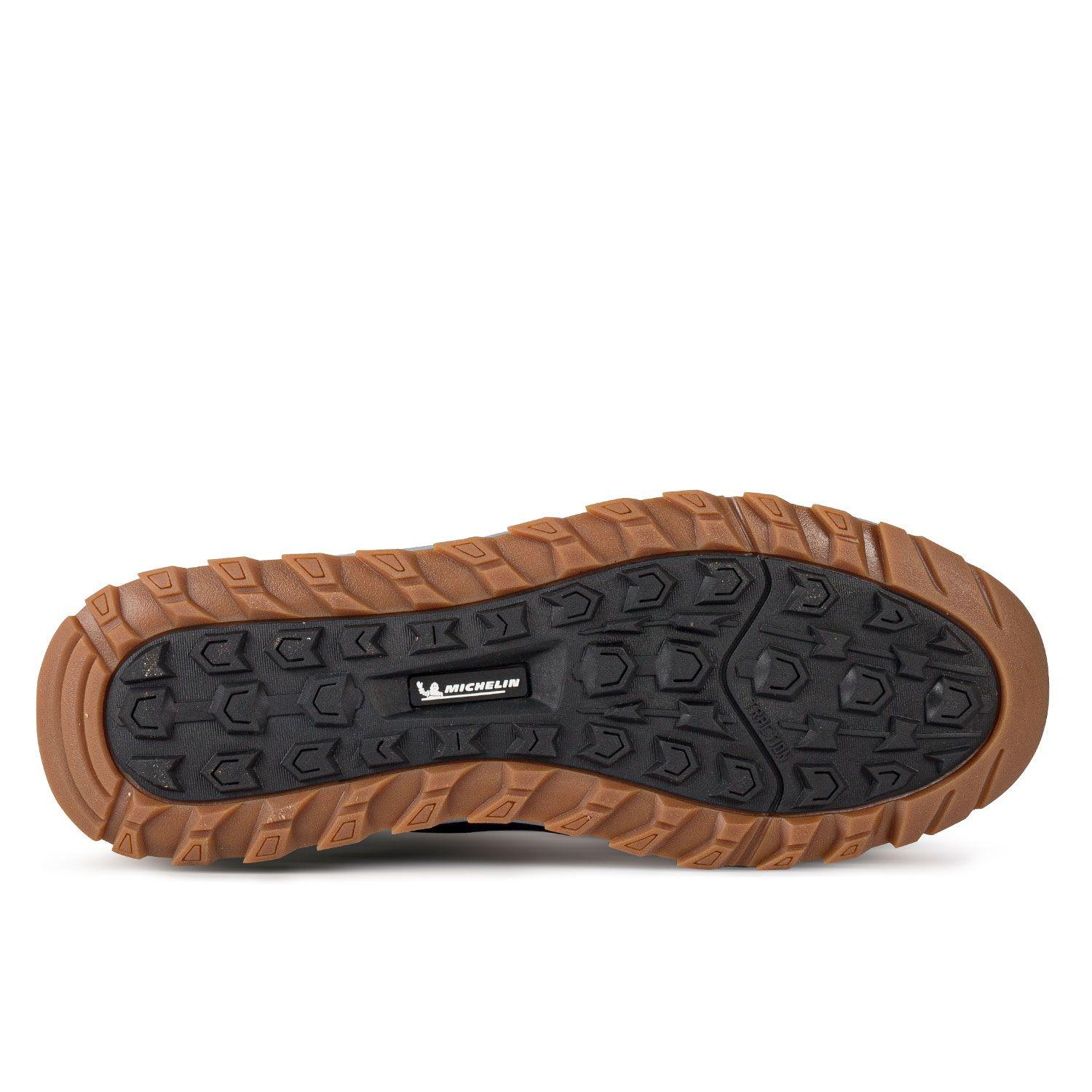 Botín Outdoor Impermeable Hombre Negro Camel Michelin Dr05-2