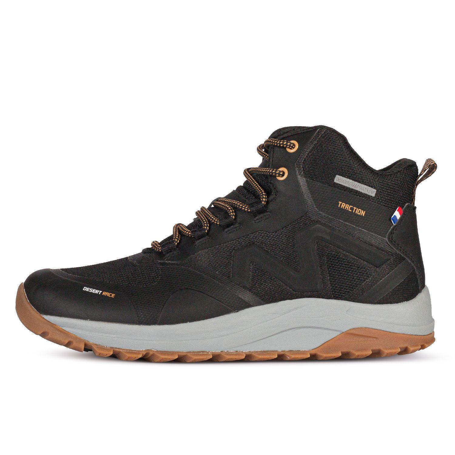 Botín Outdoor Impermeable Hombre Negro Camel Michelin Dr05-3