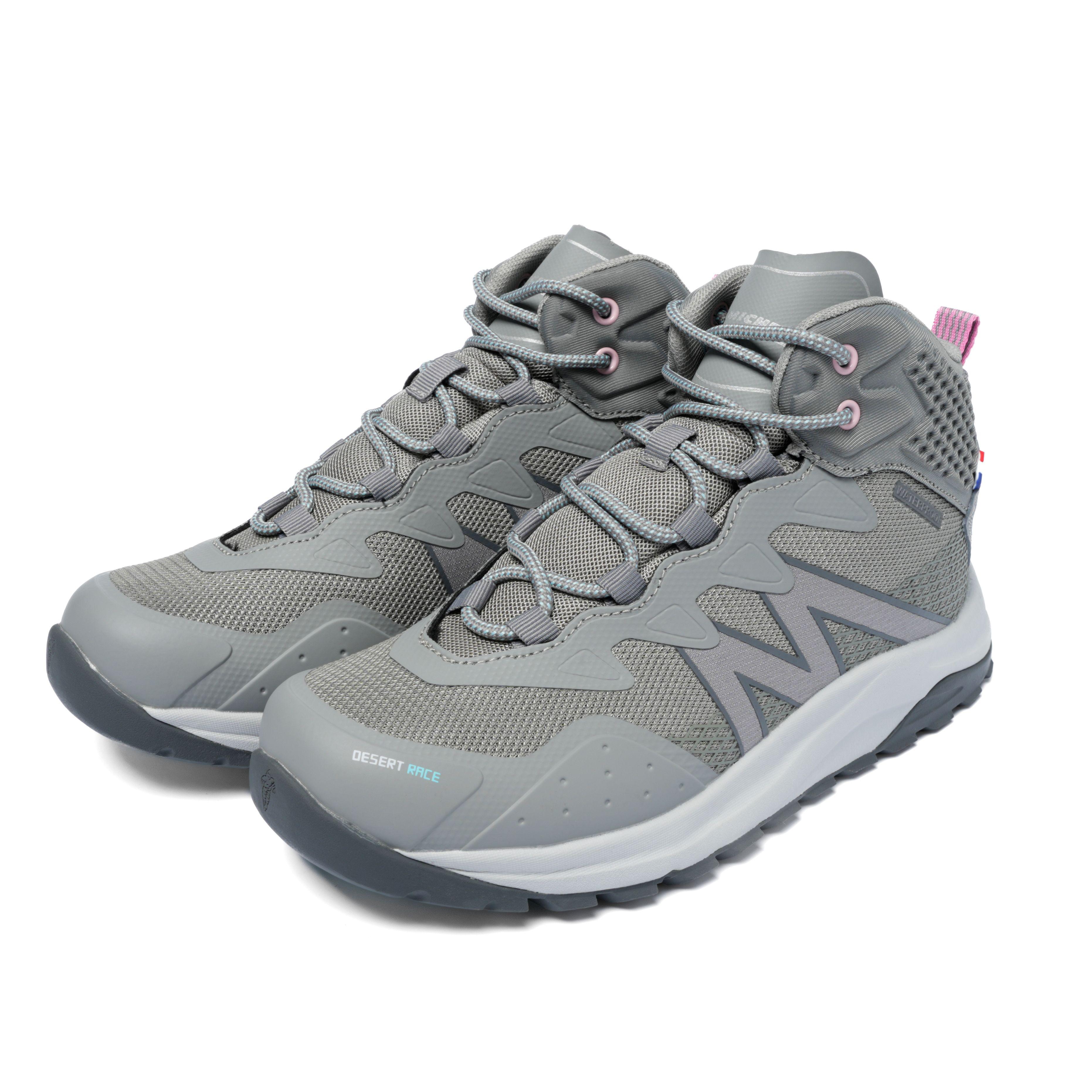 Botín Outdoor Caña Alta Impermeable Mujer Gris Michelin Dr19-4