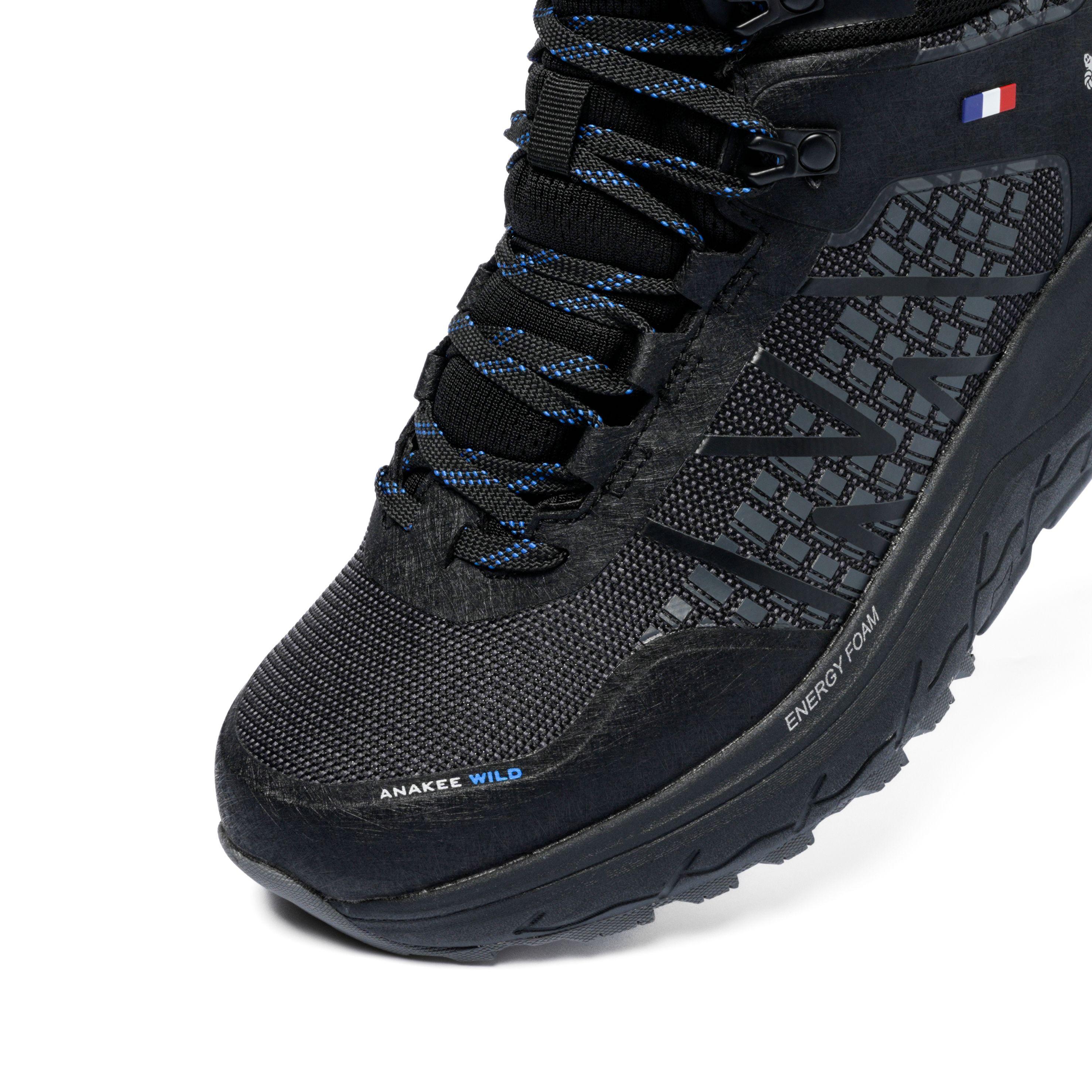 Zapatilla Deportiva Trail Hombre Negro Azul Michelin Aw03-5