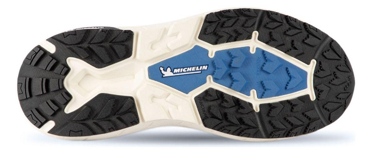 Zapatillas Trail Running Hombre Azul Amarillo Michelin Aw01-1