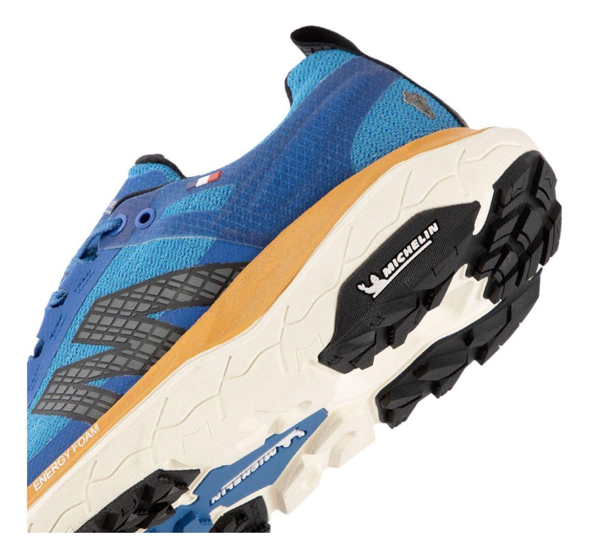 Zapatillas Trail Running Hombre Azul Amarillo Michelin Aw01-5