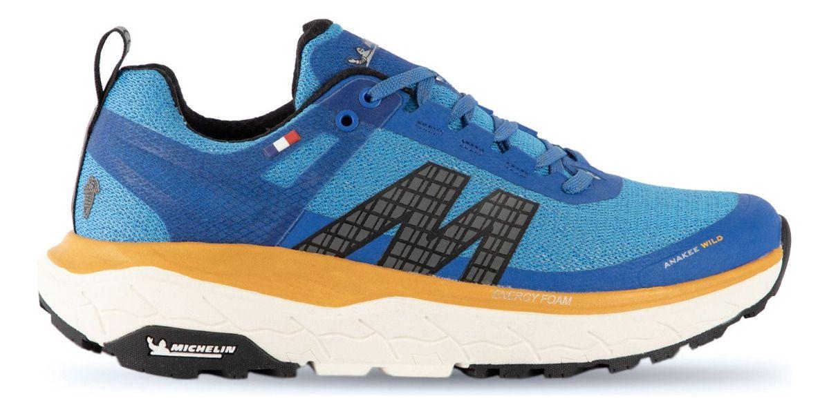 Zapatillas Trail Running Hombre Azul Amarillo Michelin Aw01-6