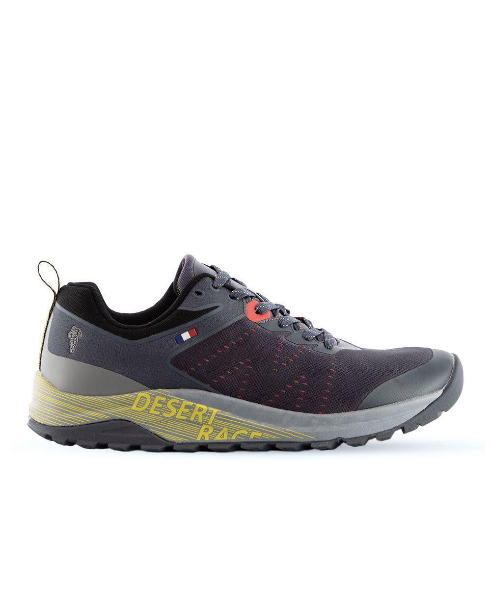 Zapatilla Trail Running Hombre Azul Y Amarillo Michelin Dr27-0
