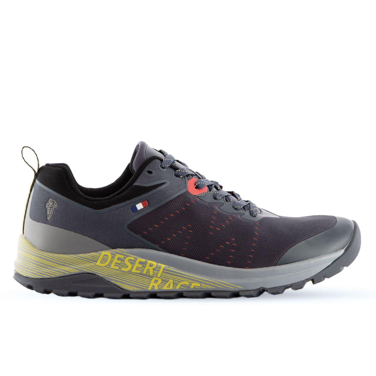 Zapatilla Trail Running Hombre Azul Y Amarillo Michelin Dr27-1