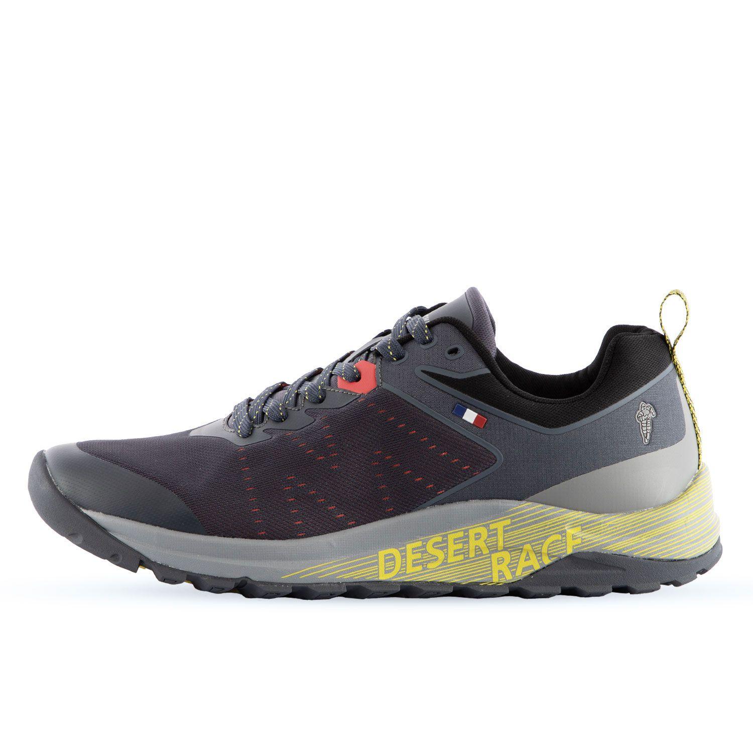 Zapatilla Trail Running Hombre Azul Y Amarillo Michelin Dr27-3