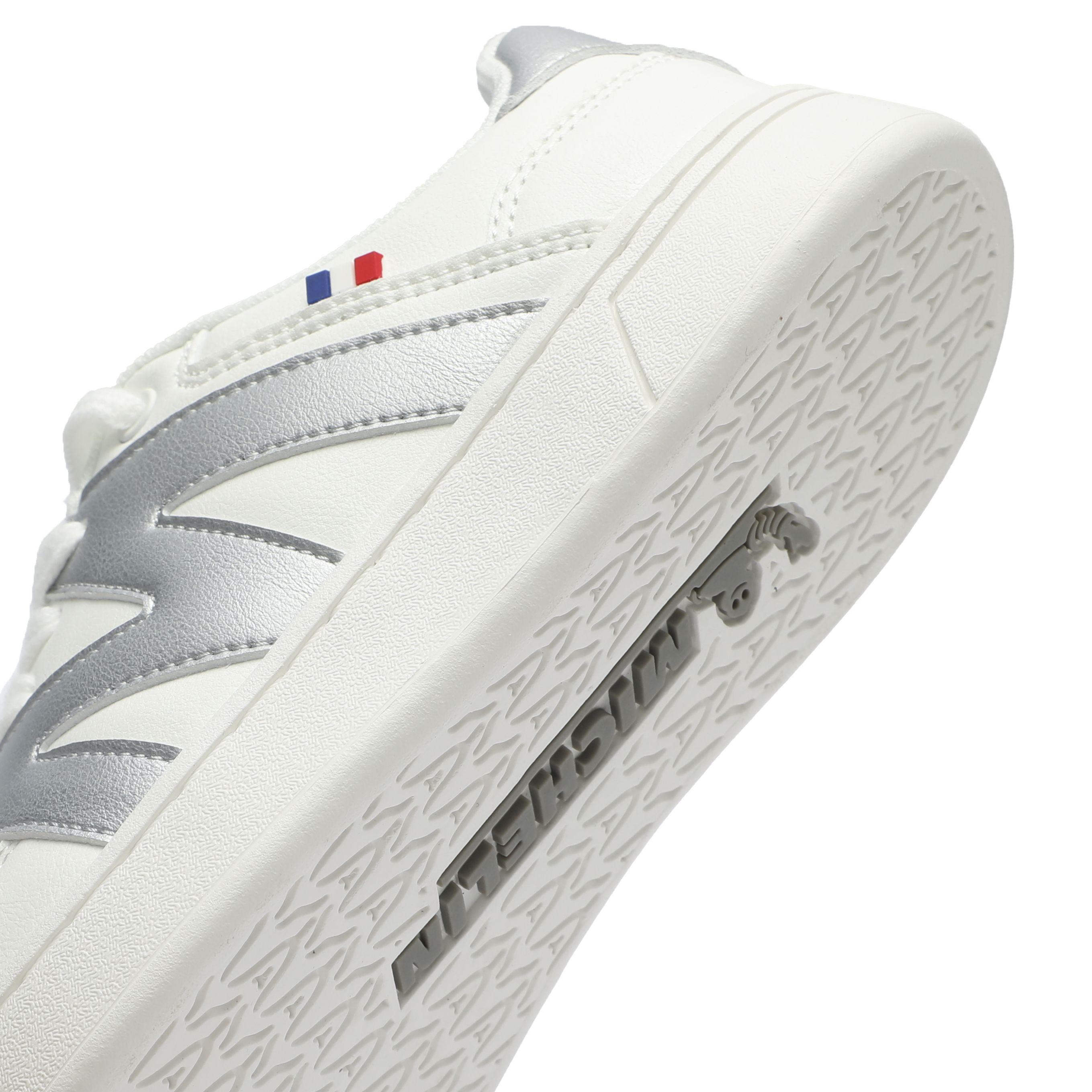 Zapatilla Urbana Mujer Blanco Y Plateado Michelin Ps22-5