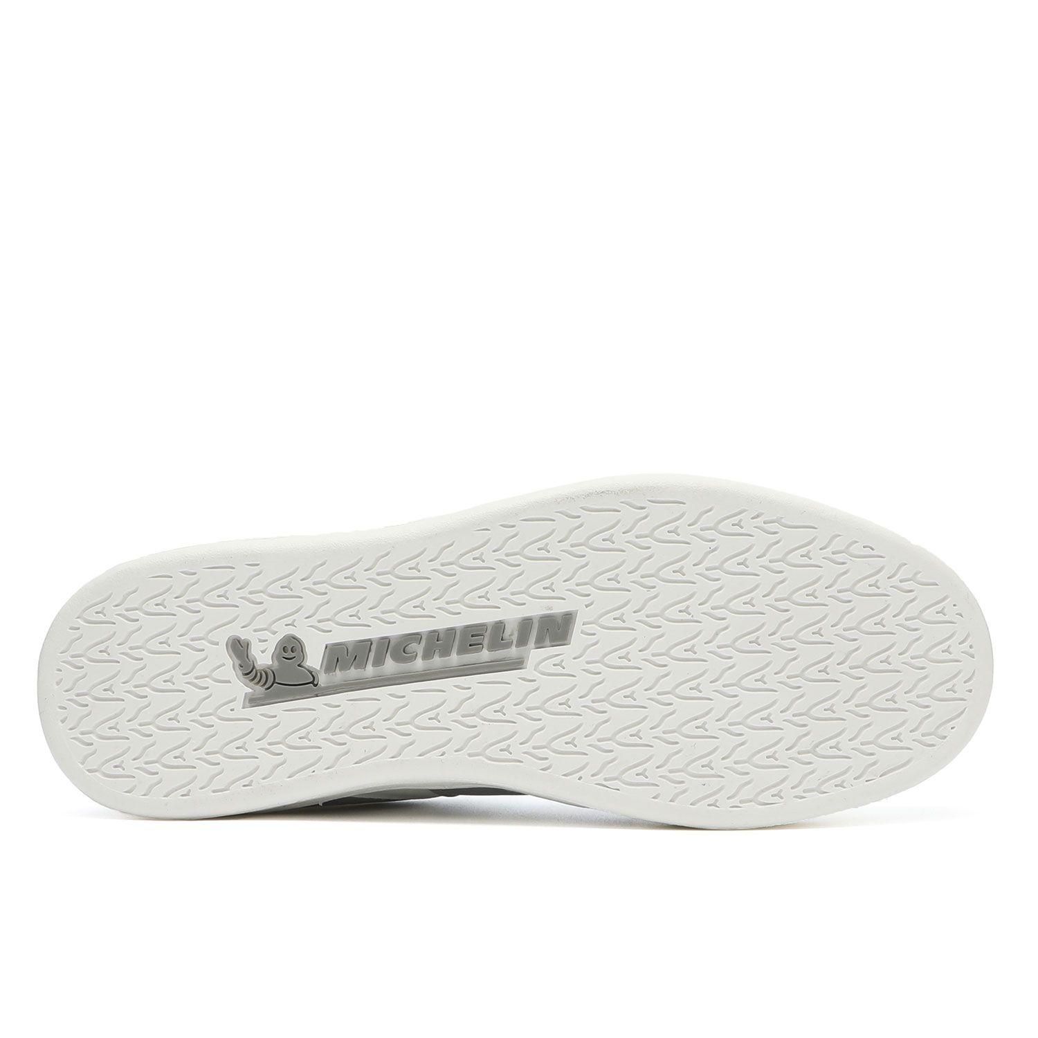 Zapatilla Casual Urbana Mujer Blanco Plateado Michelin Ps22-2