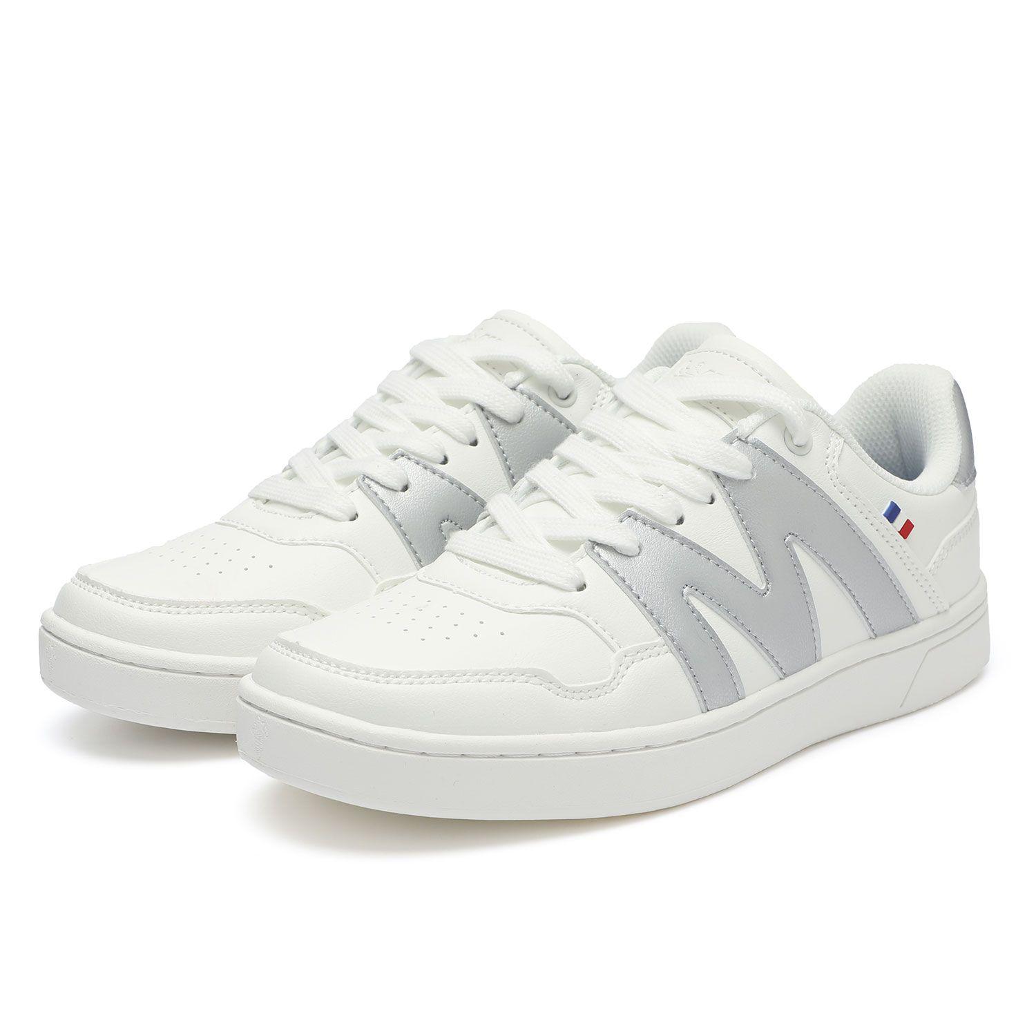 Zapatilla Casual Urbana Mujer Blanco Plateado Michelin Ps22-4