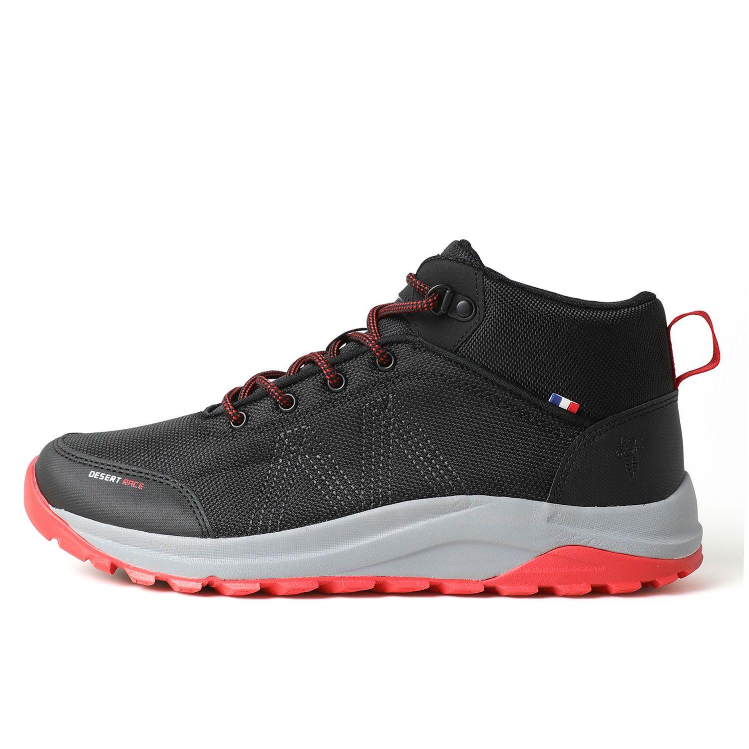 Botín Caña Alta Hombre Negro Rojo Michelin Dr37-3