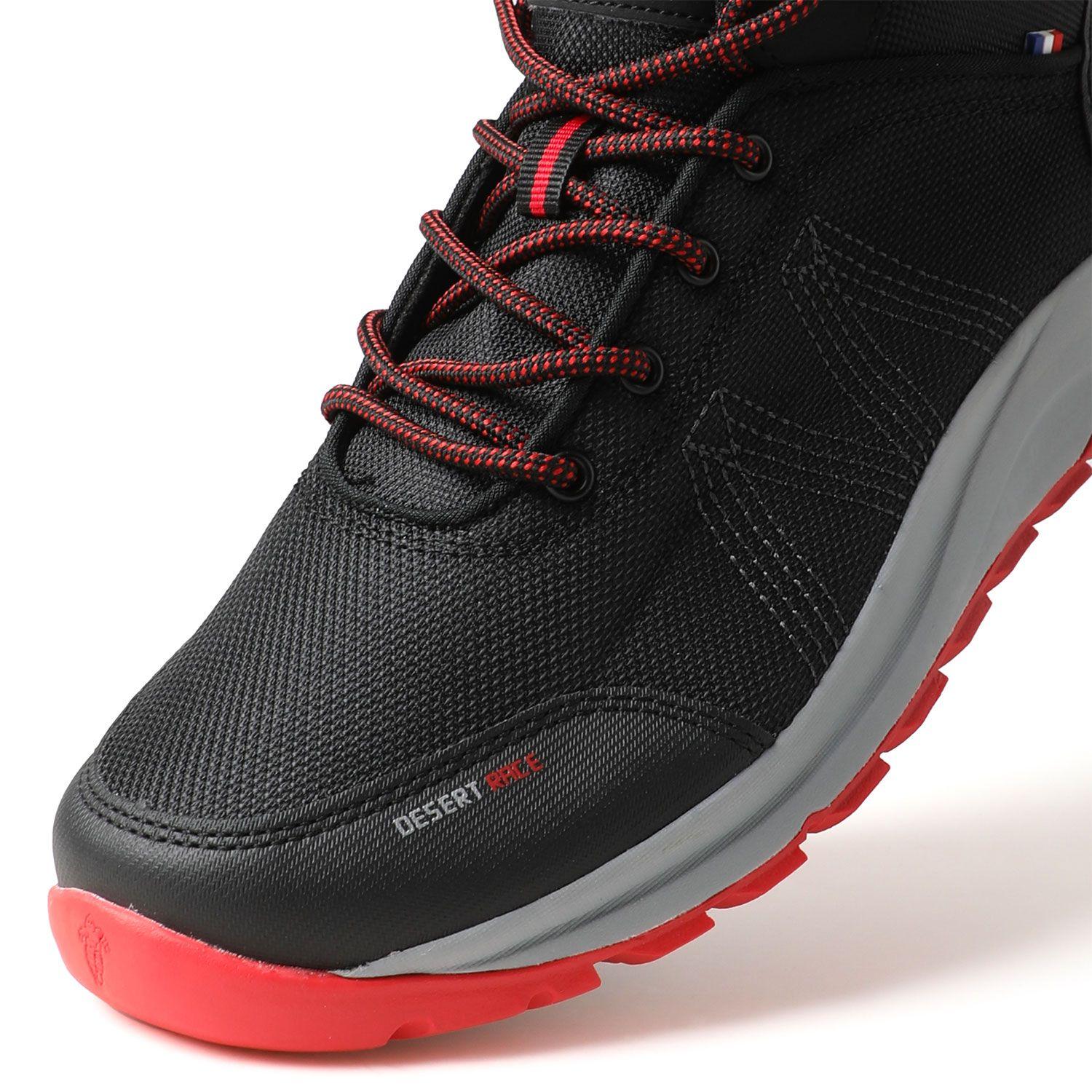Botín Caña Alta Hombre Negro Rojo Michelin Dr37-5