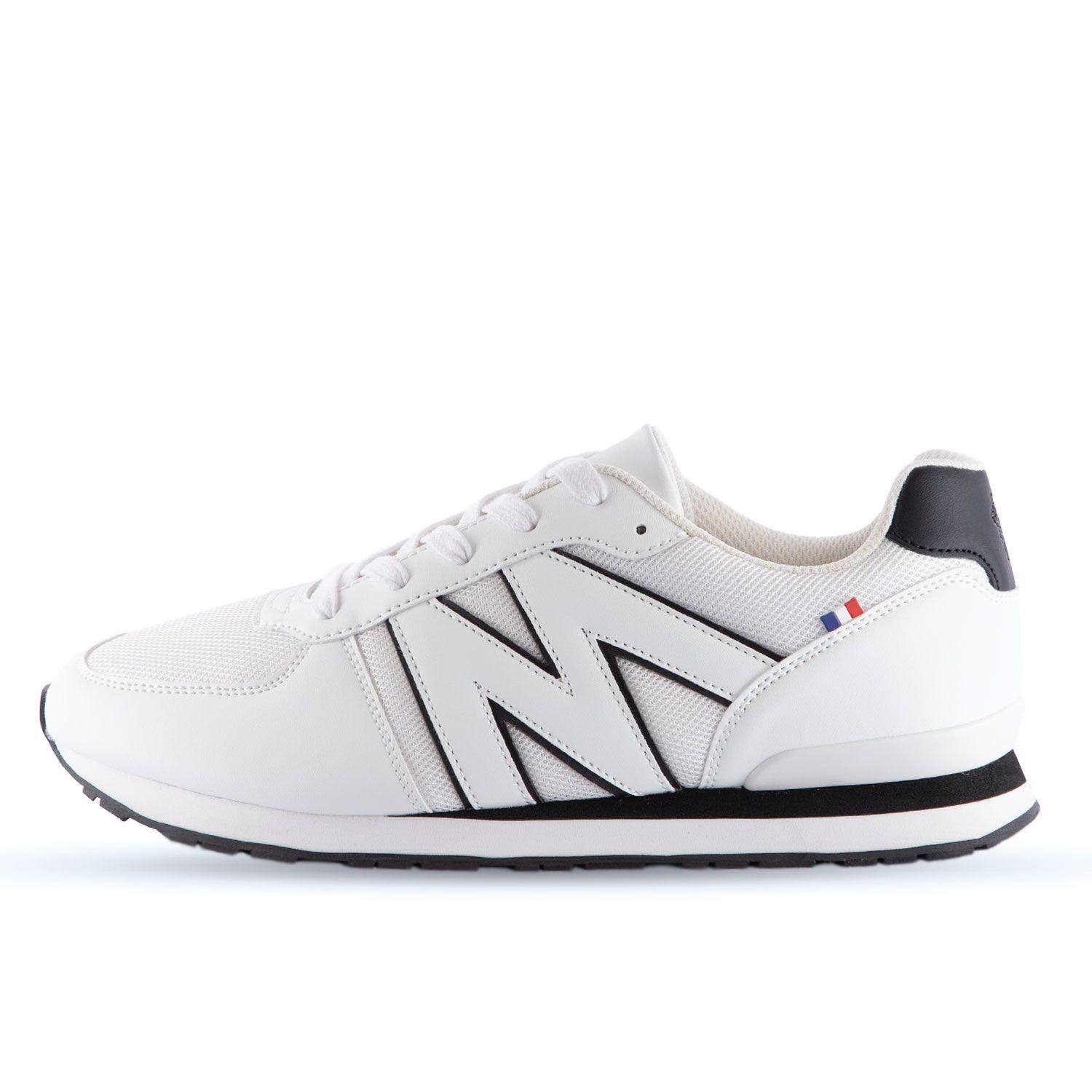 Zapatillas Urbanas Hombre Blanco Y Negro Michelin Cc12-2