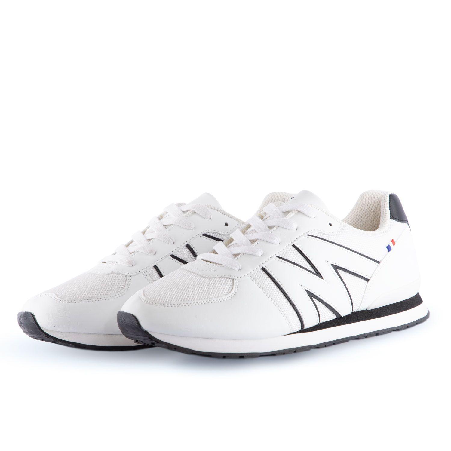 Zapatillas Urbanas Hombre Blanco Y Negro Michelin Cc12-3
