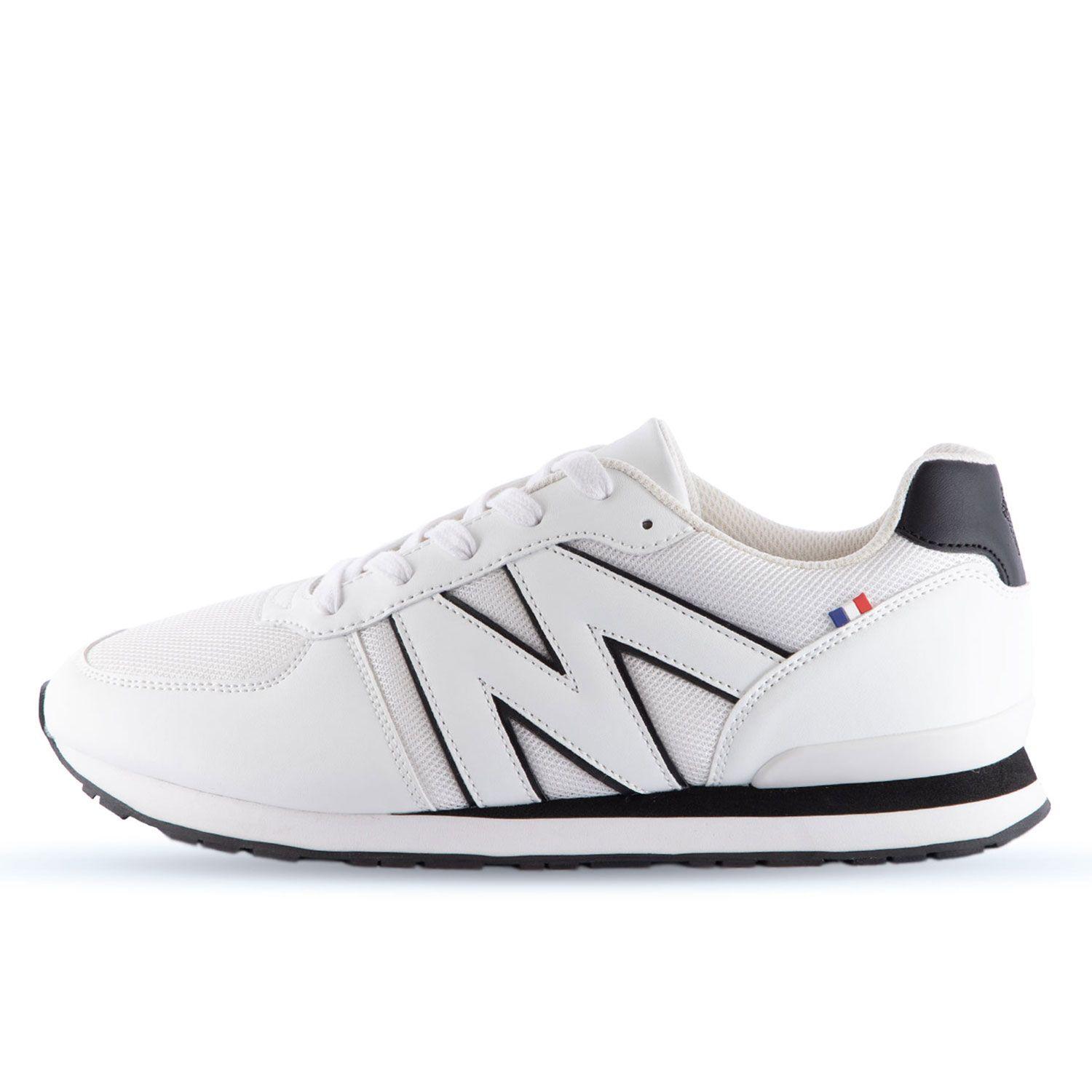 Zapatillas Urbanas Hombre Blanco Y Negro Michelin Cc12-3