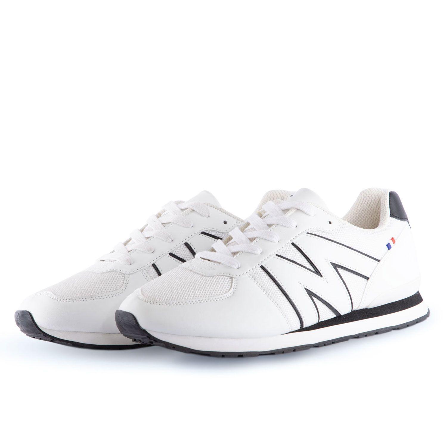 Zapatillas Urbanas Hombre Blanco Y Negro Michelin Cc12-4