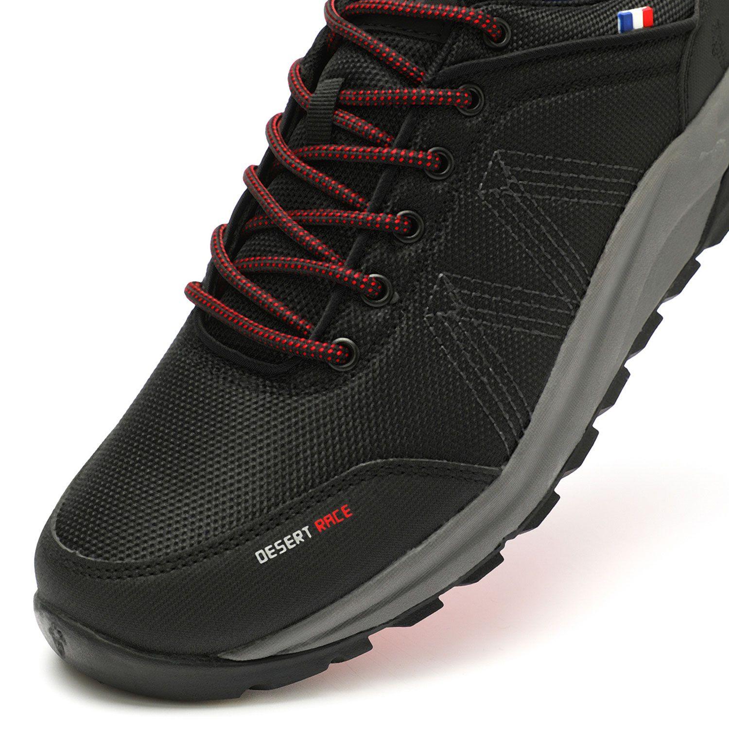 Zapatillas Trail Running Hombre Negro Y Rojo Michelin Dr36-4