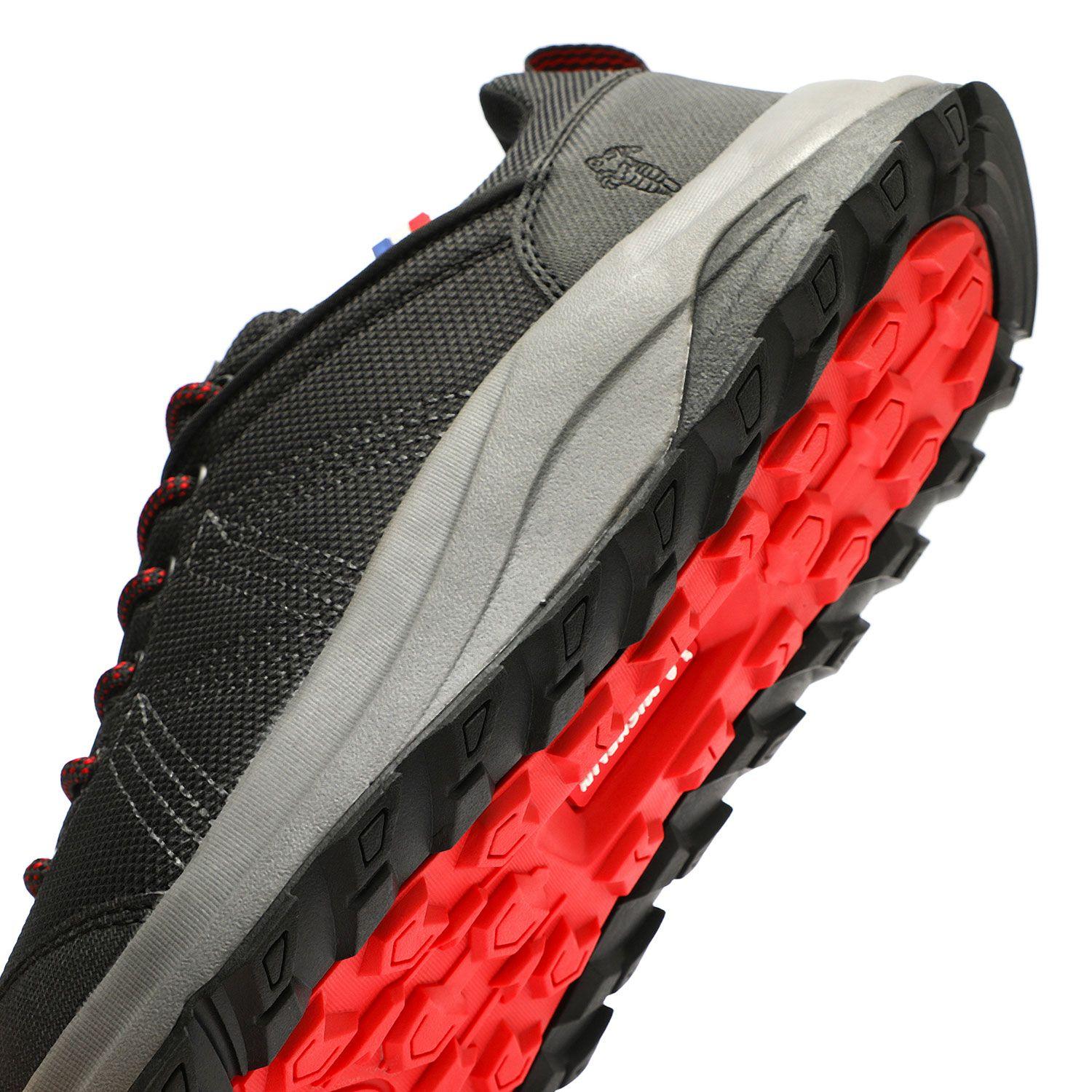 Zapatillas Trail Running Hombre Negro Y Rojo Michelin Dr36-5