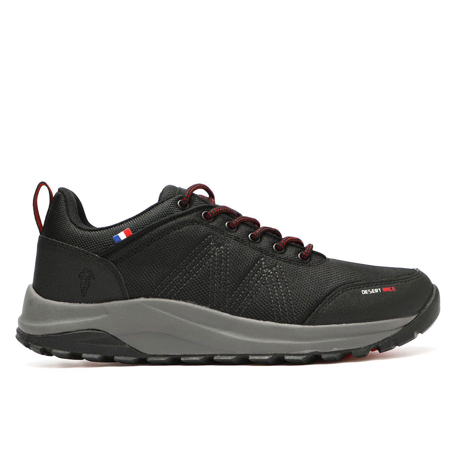 Zapatilla Hiking Senderismo Hombre Negro Rojo Michelin Dr36-1